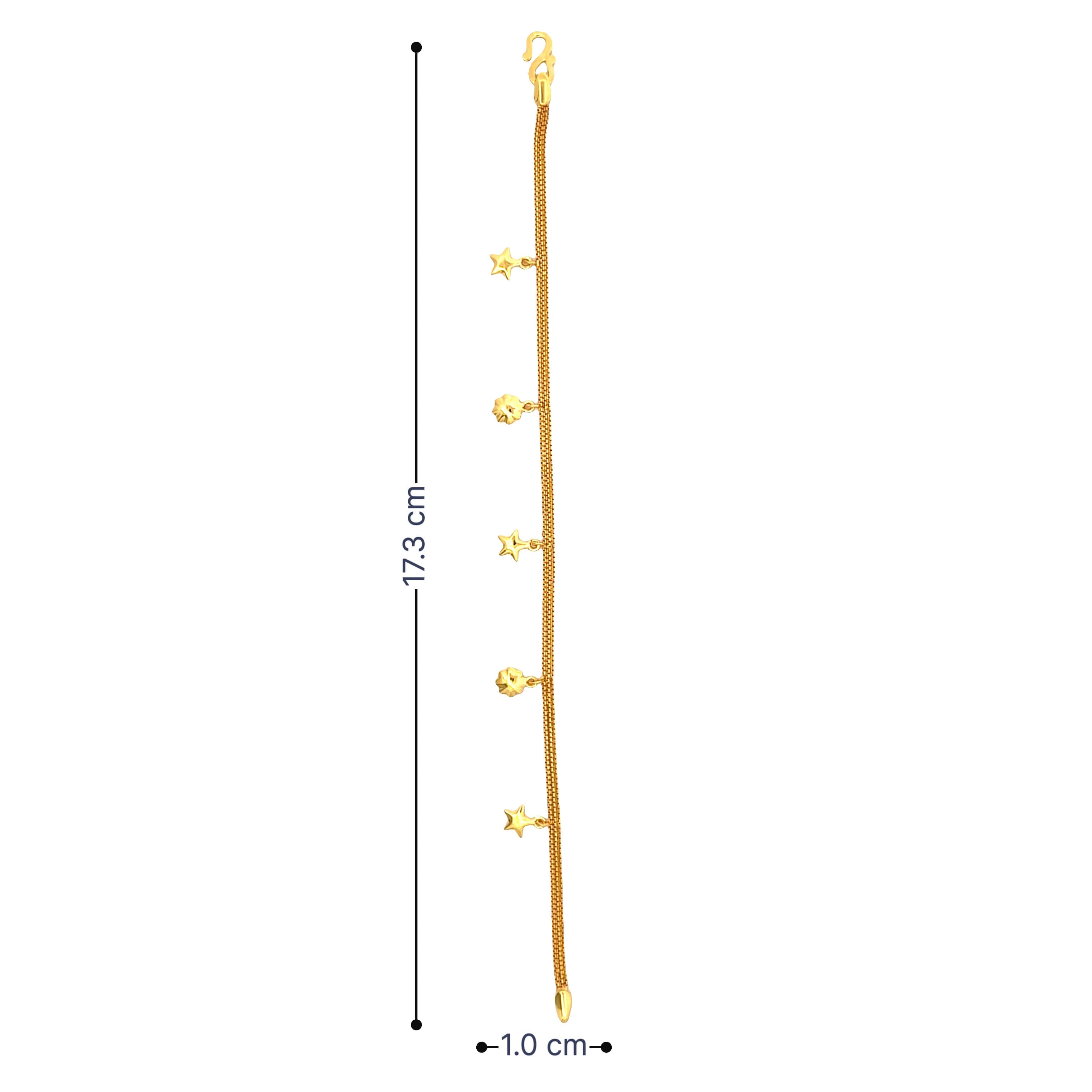 Star Shine Gold Bracelet for Women