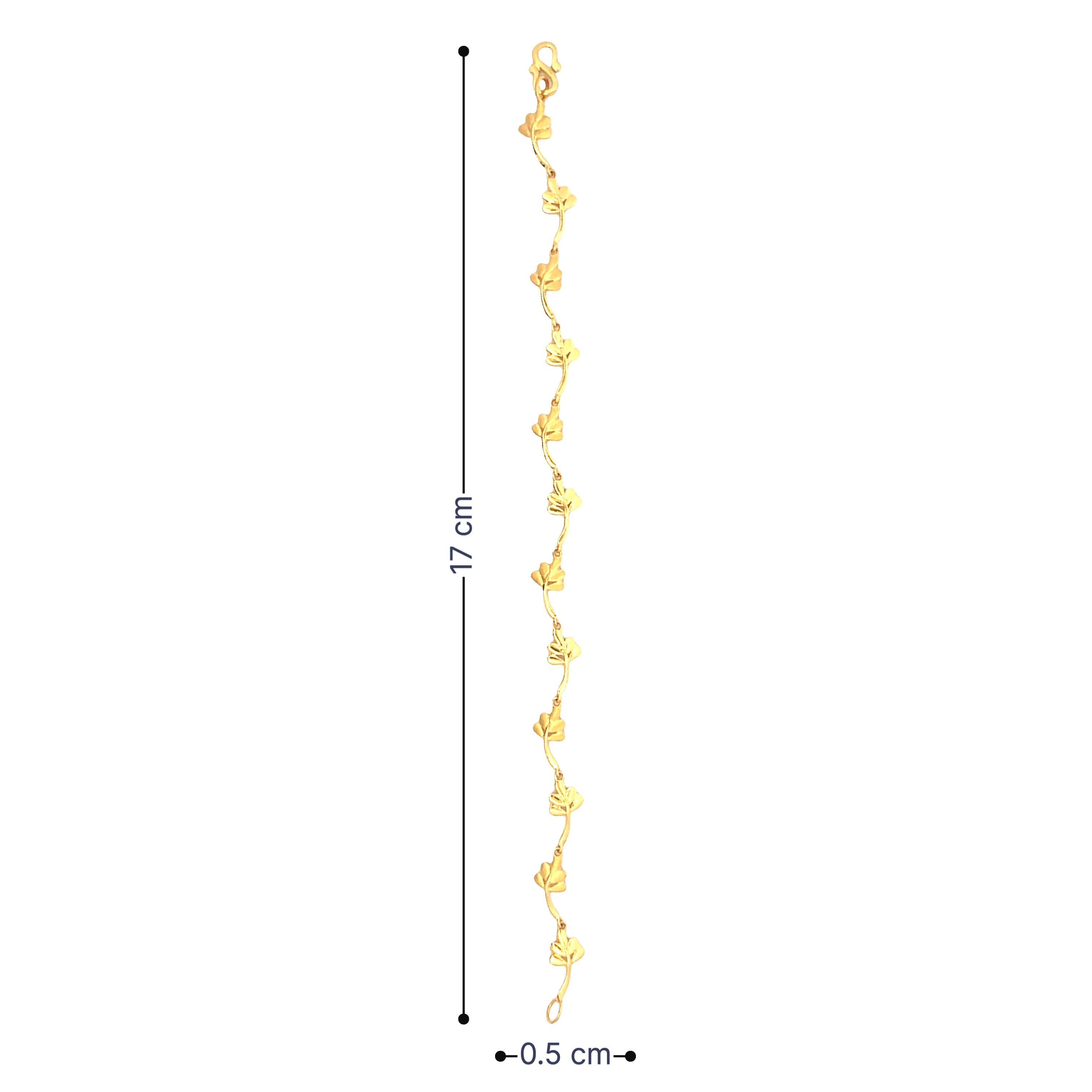 Delicate Petal Grace Gold Bracelet for Women