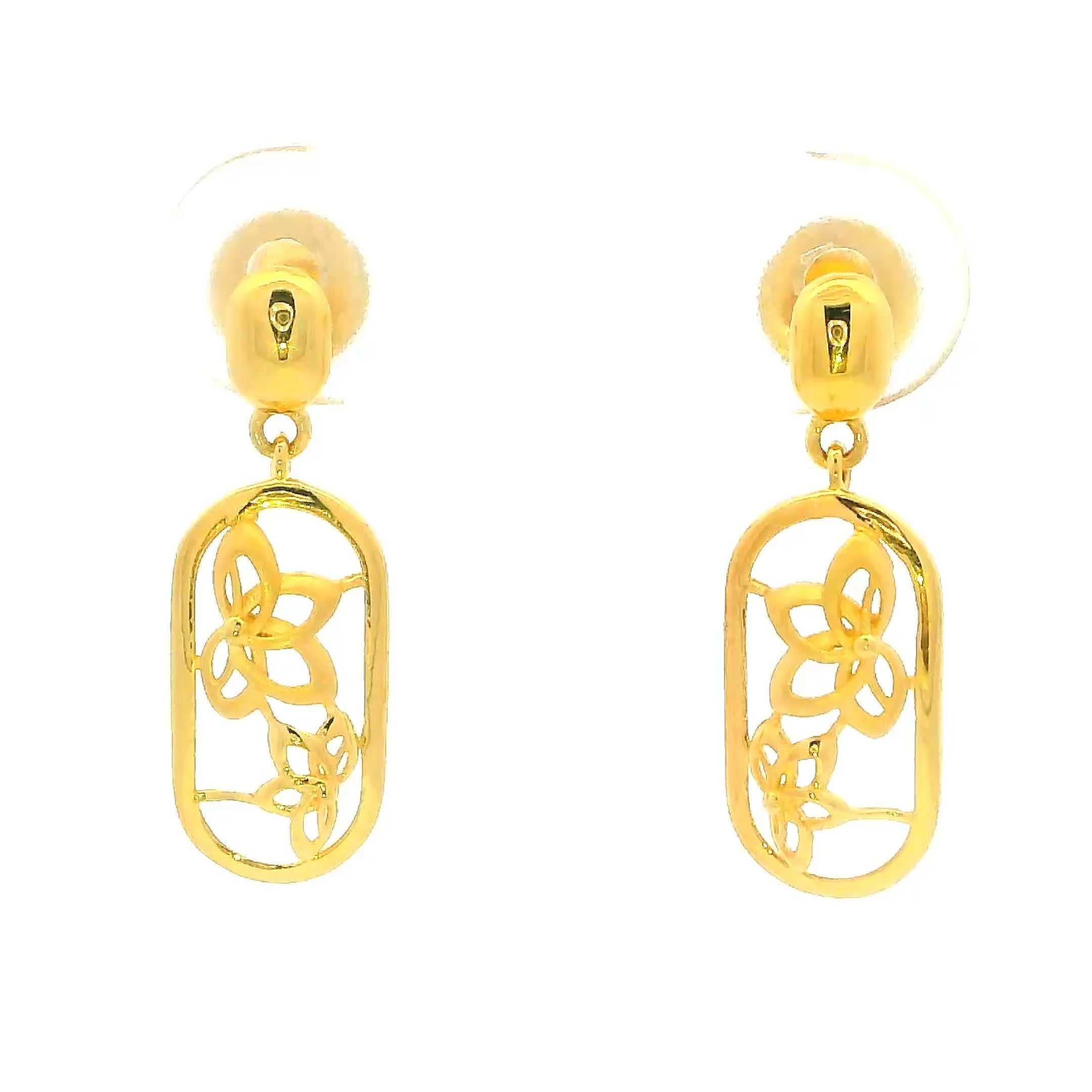 Modish Magic Gold Earrings for Women