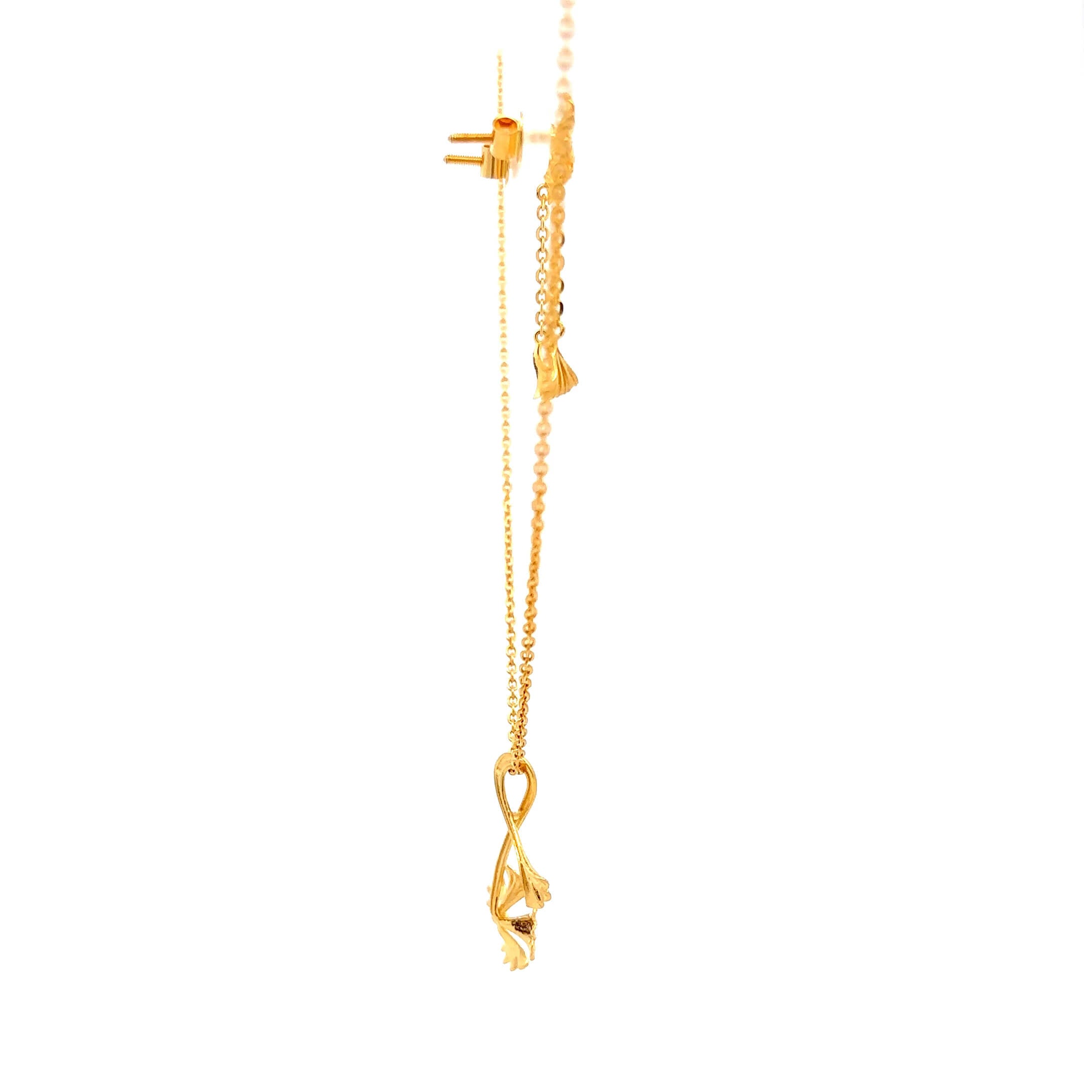 Dreamy Clover Gold Necklace Set