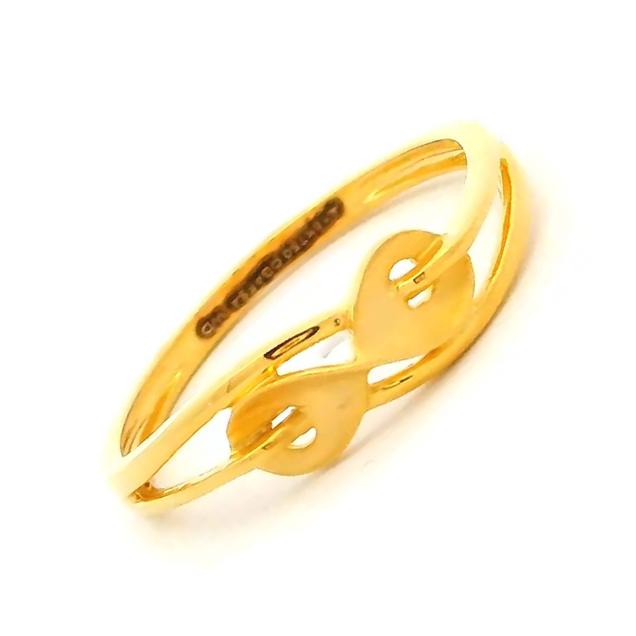 18K Infinite Glow Gold Ring for Women