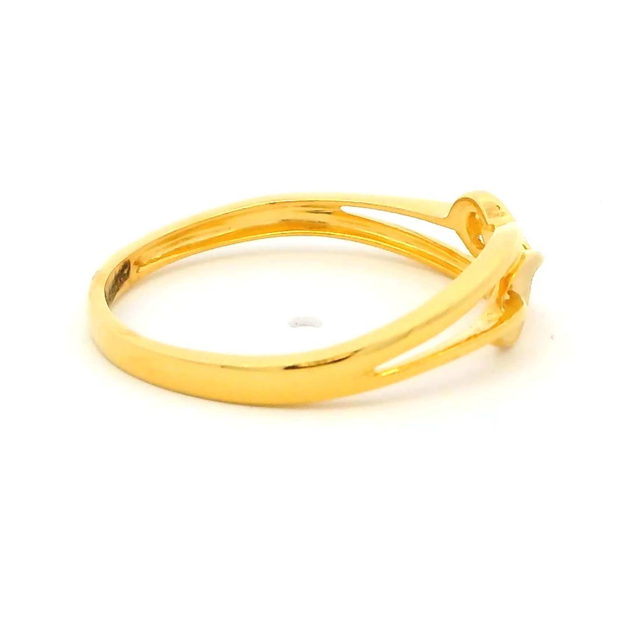 18K Infinite Glow Gold Ring for Women