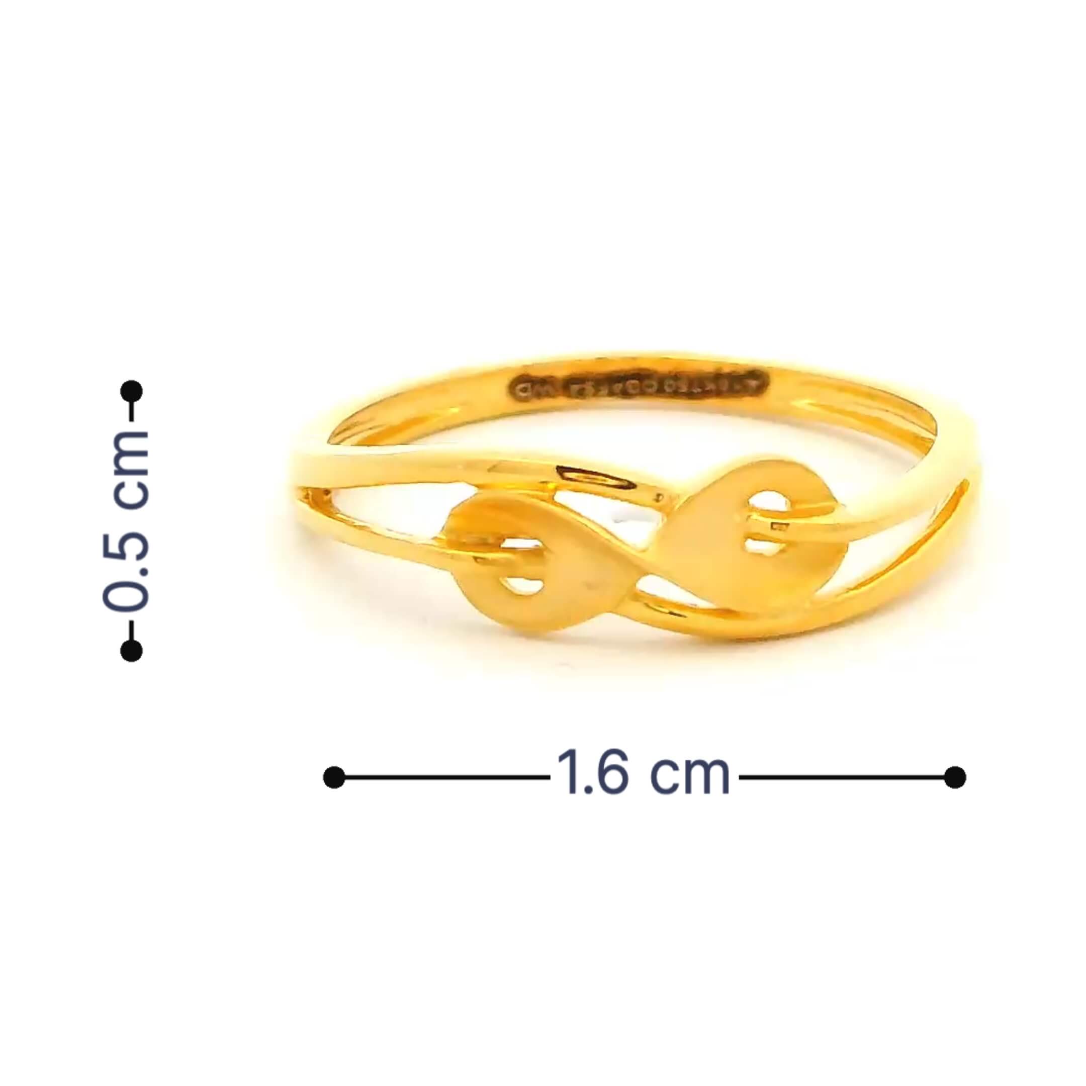 18K Infinite Glow Gold Ring for Women