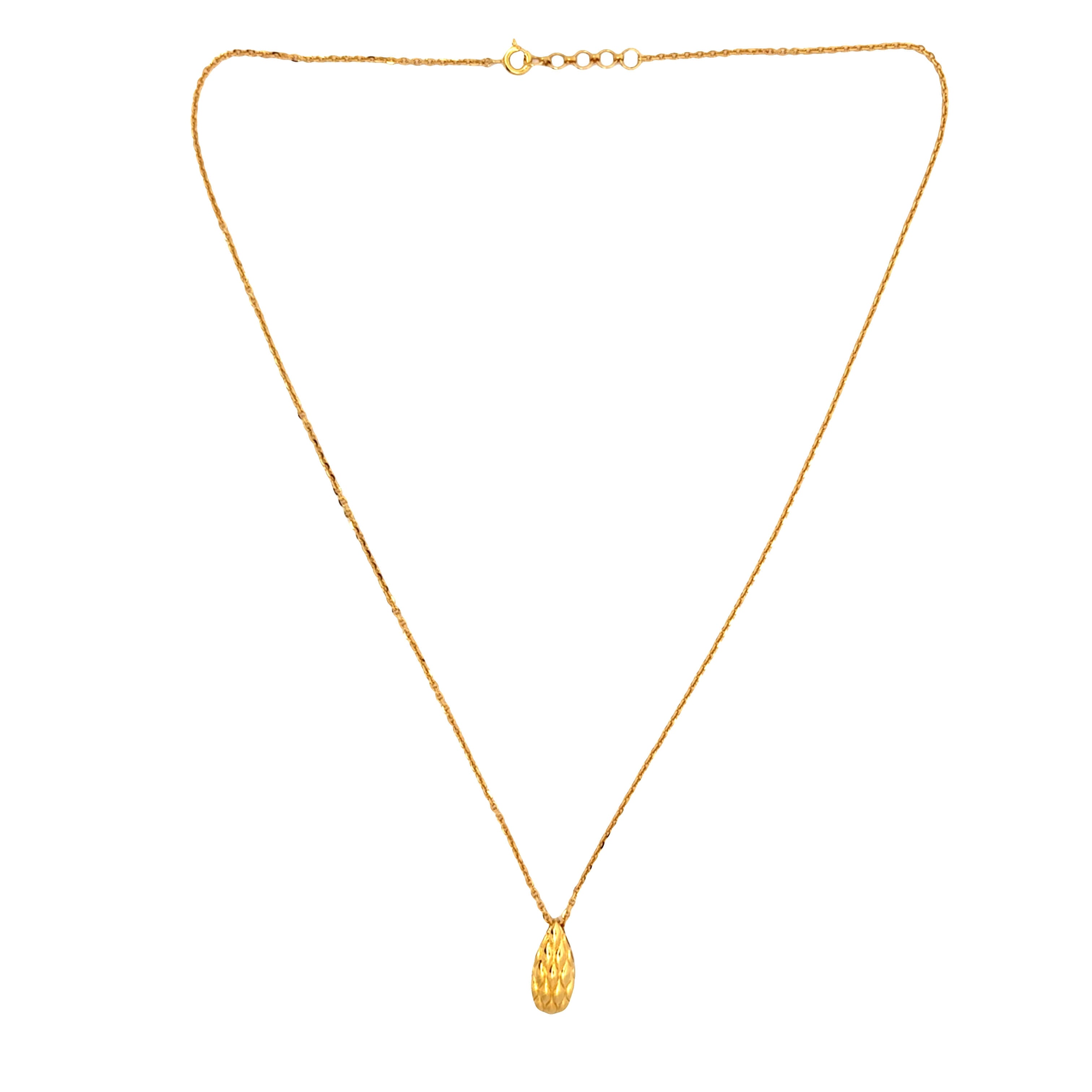 Minimal Luminating 18K Gold Necklace Set