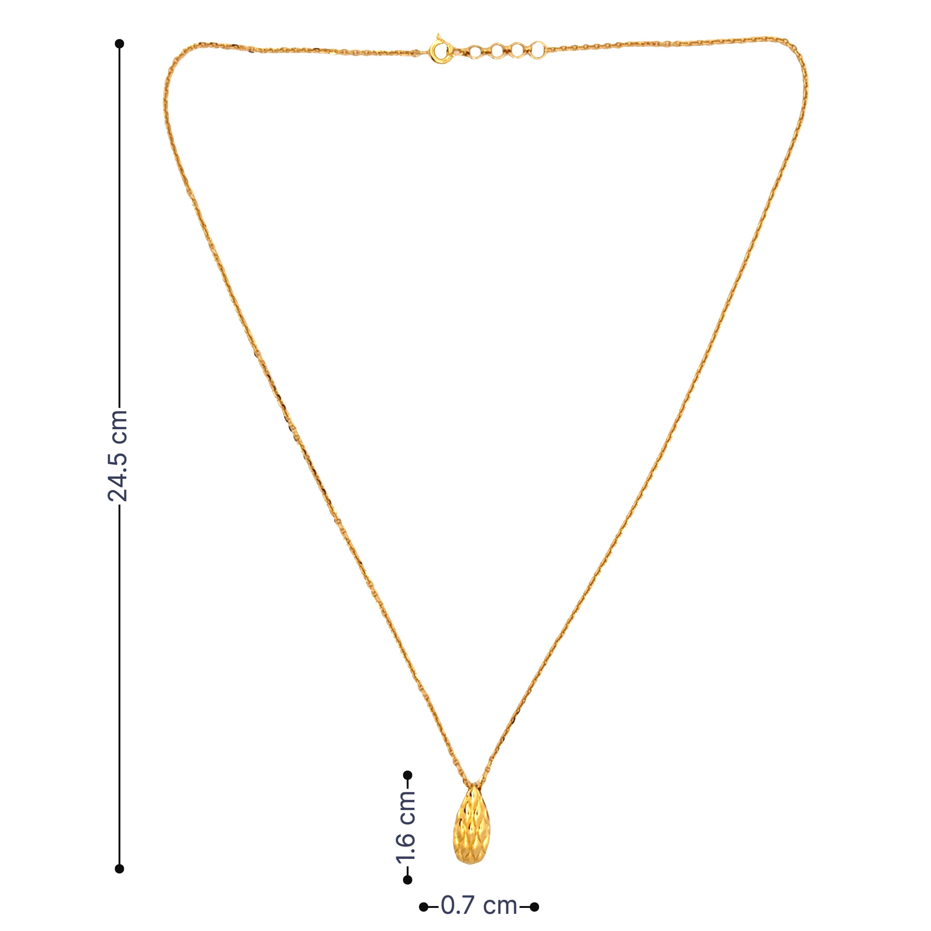 Minimal Luminating 18K Gold Necklace Set