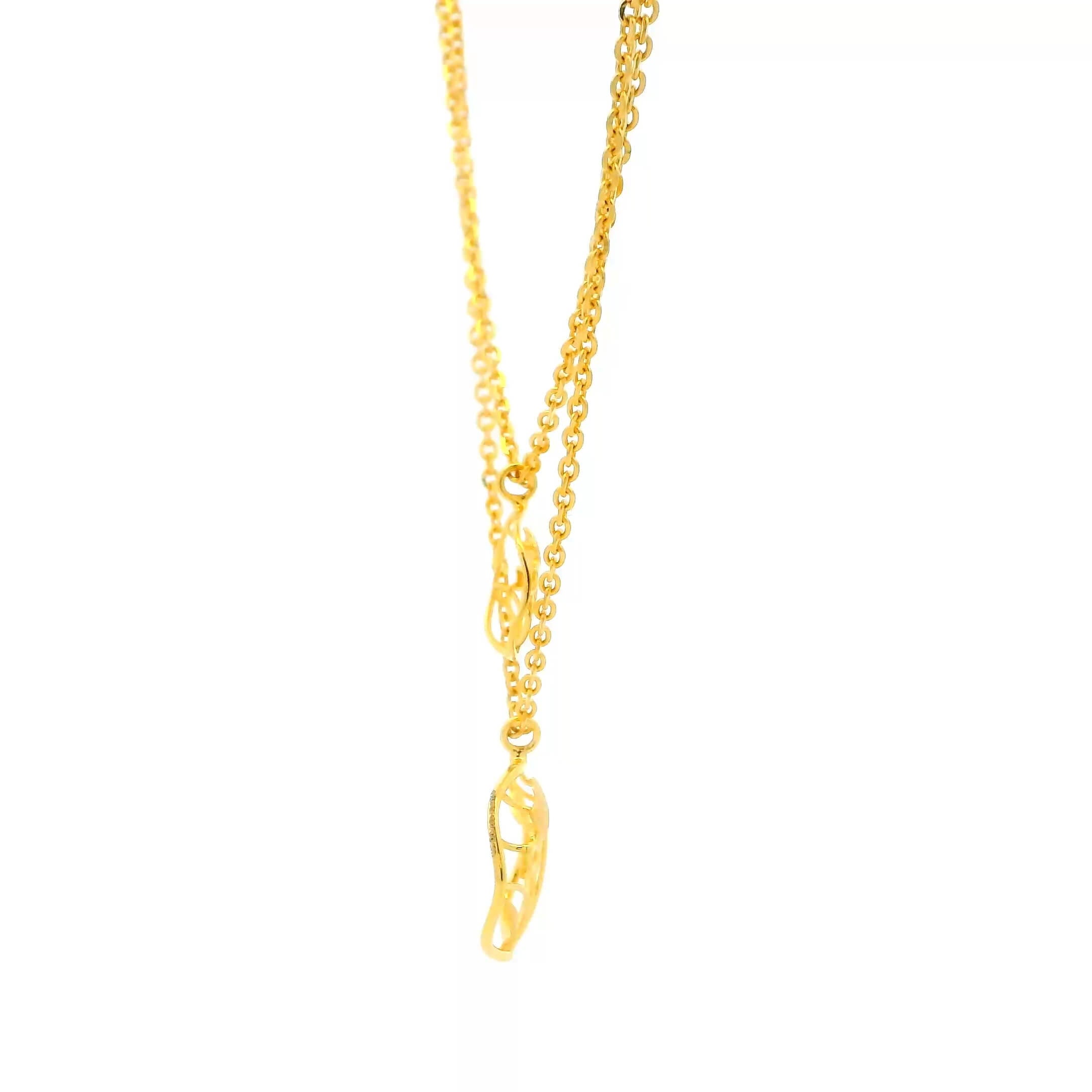 Sparkledust Grace 18K Gold Necklace Set