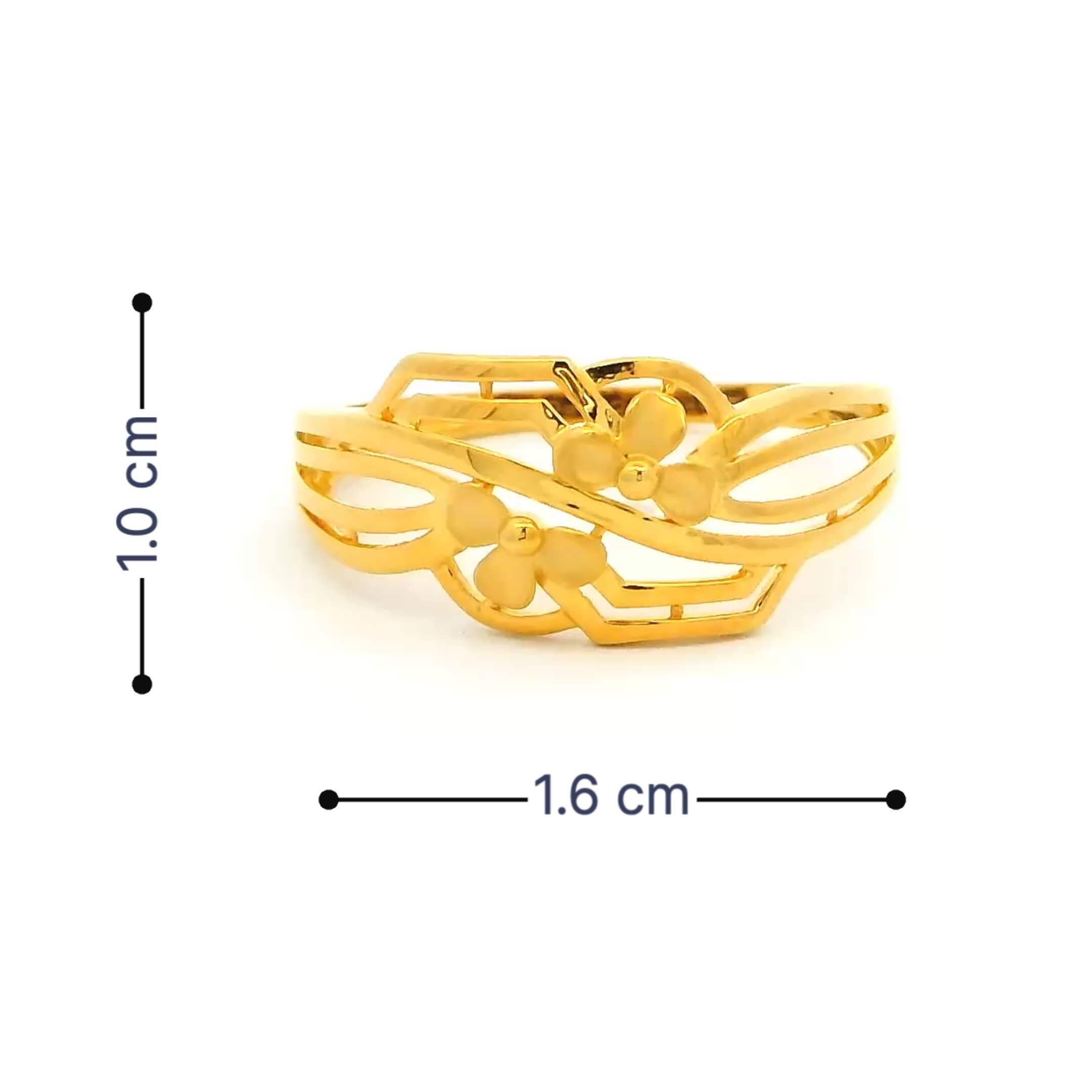 Golden Marvelous Charm Ring for Women