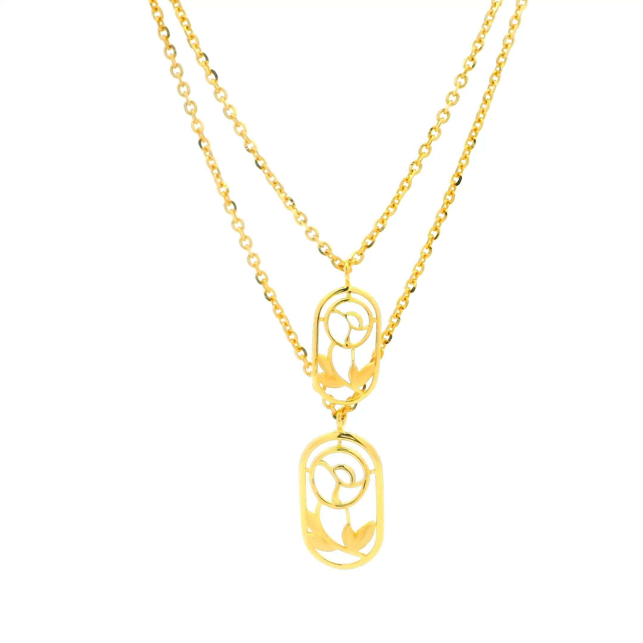 22K Soft Glowdust Gold Necklace