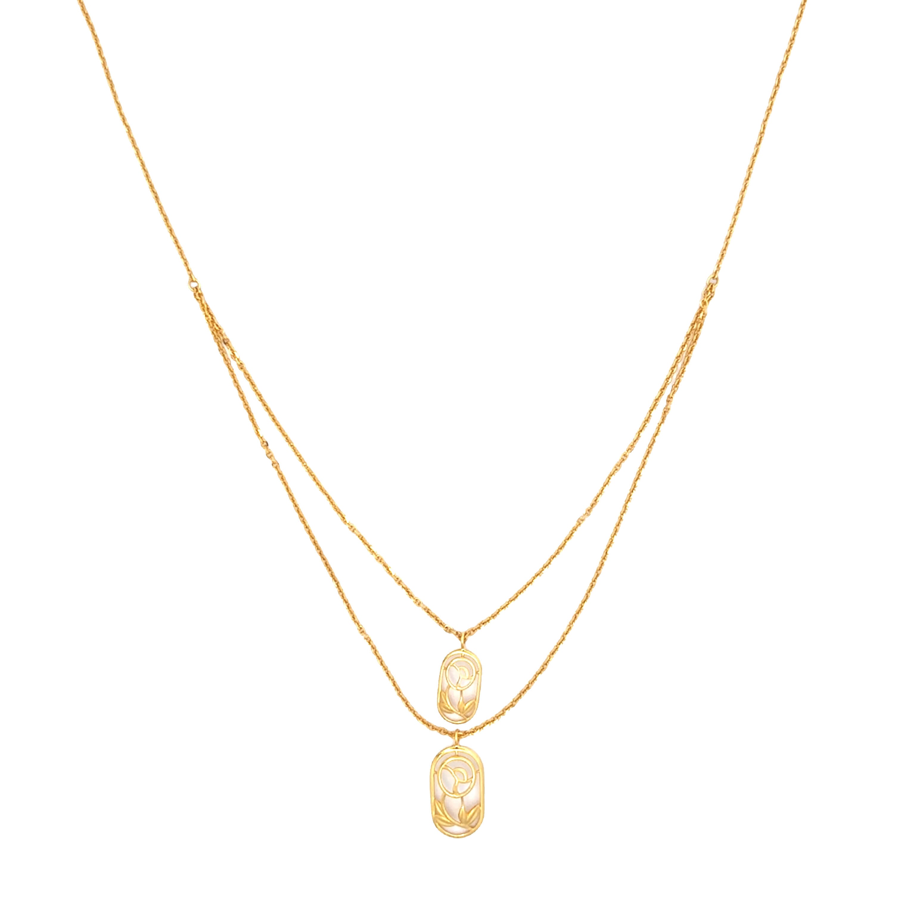 22K Soft Glowdust Gold Necklace