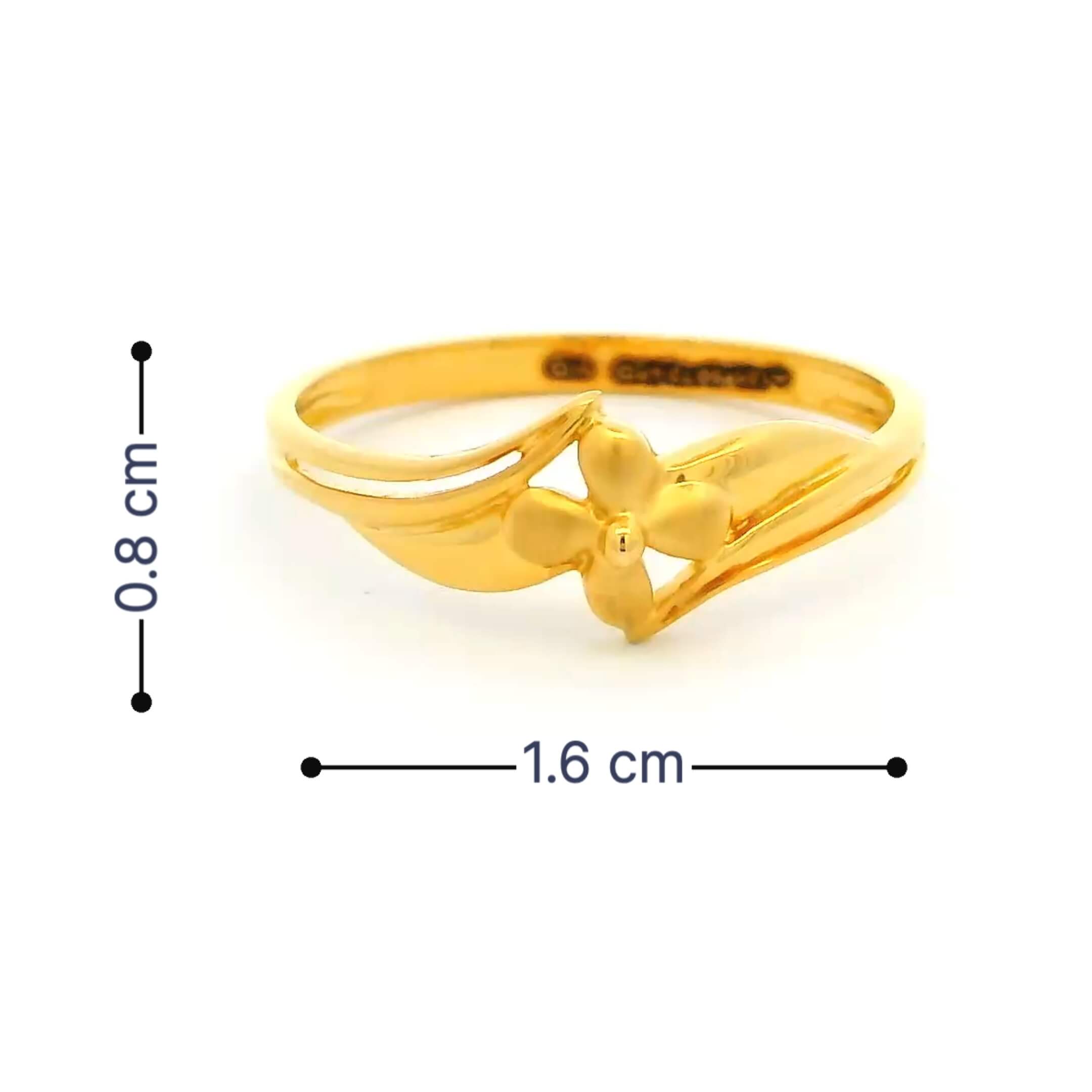Soft Bloom Gold Ring for Women