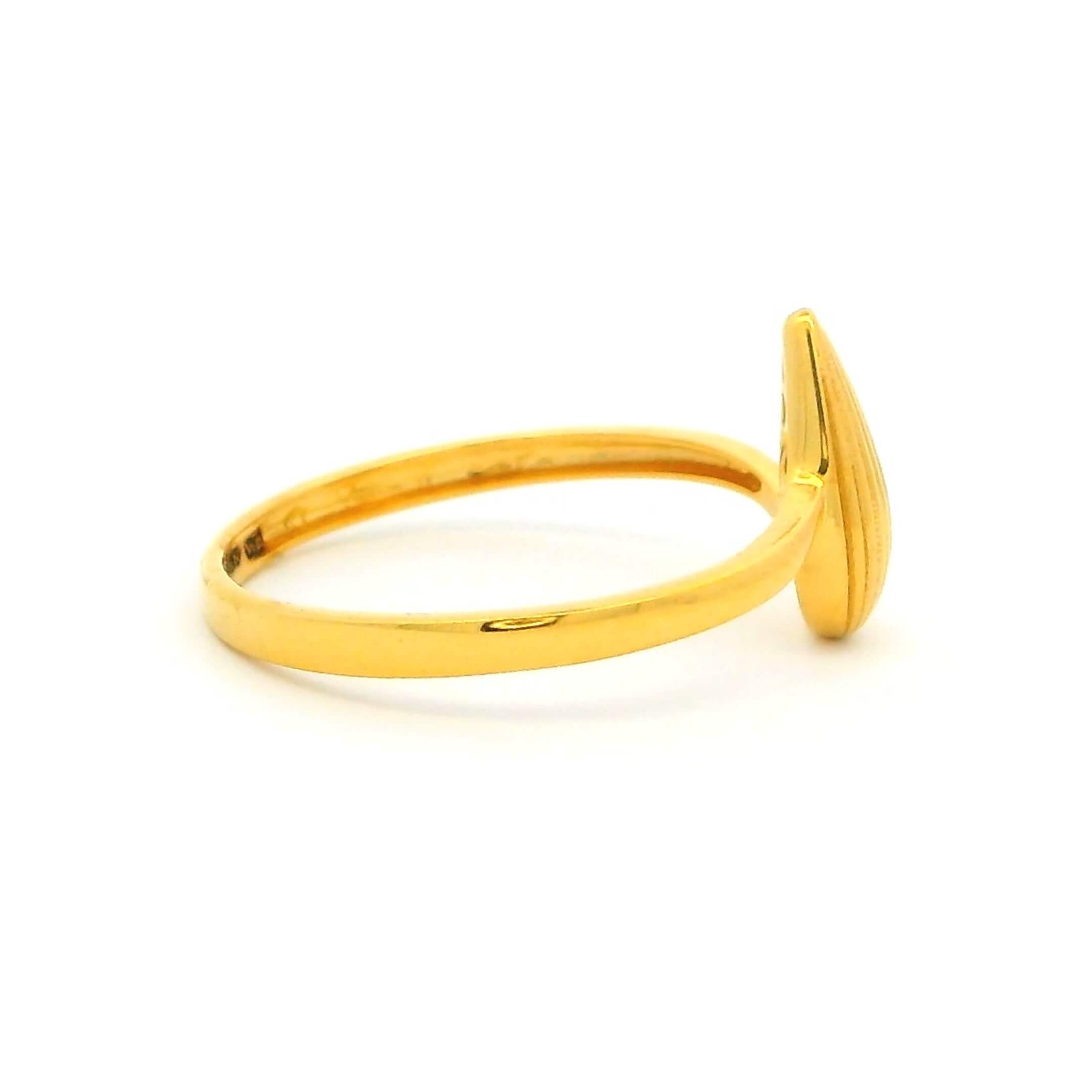 Urban Minimalism Gold Ring for Women