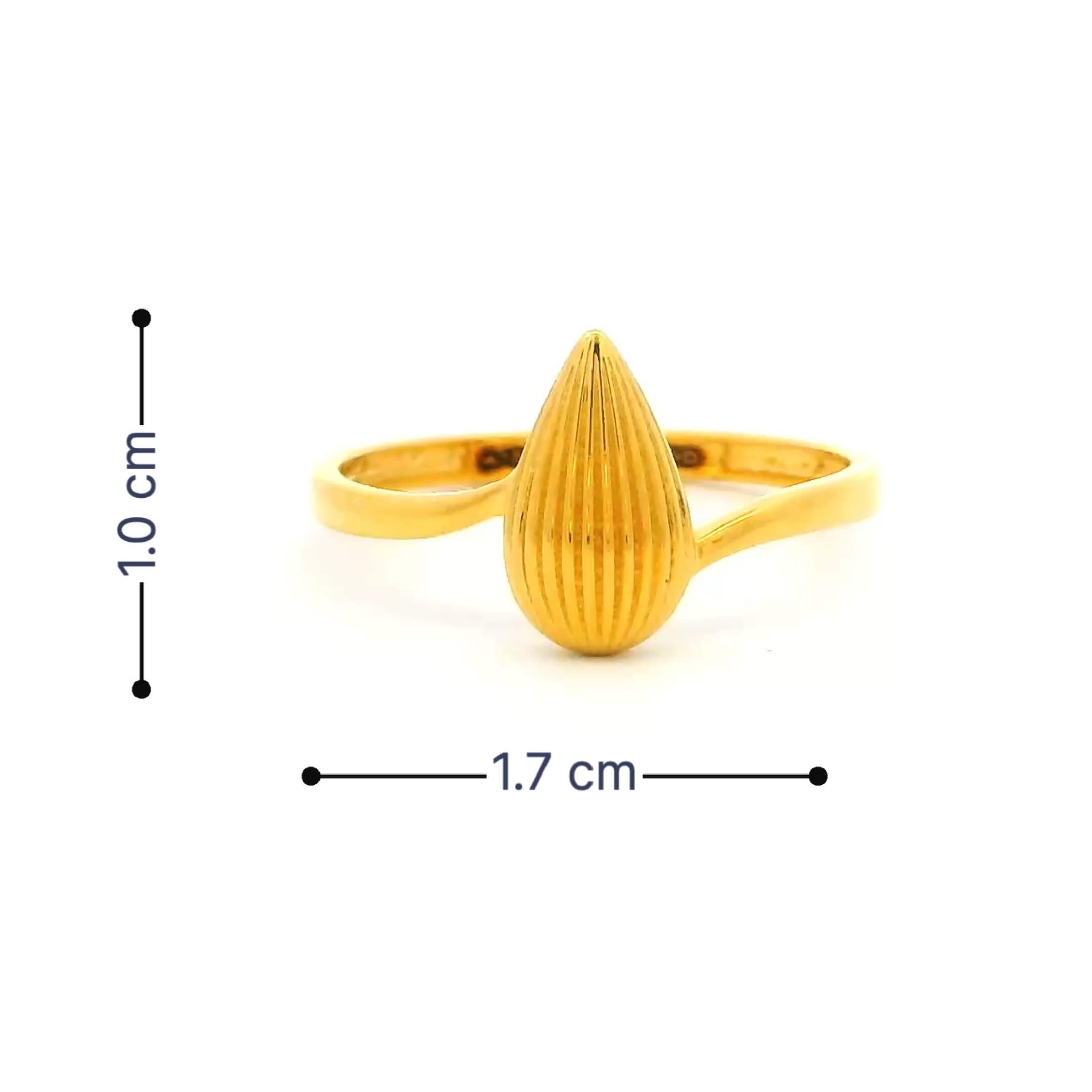 Urban Minimalism Gold Ring for Women