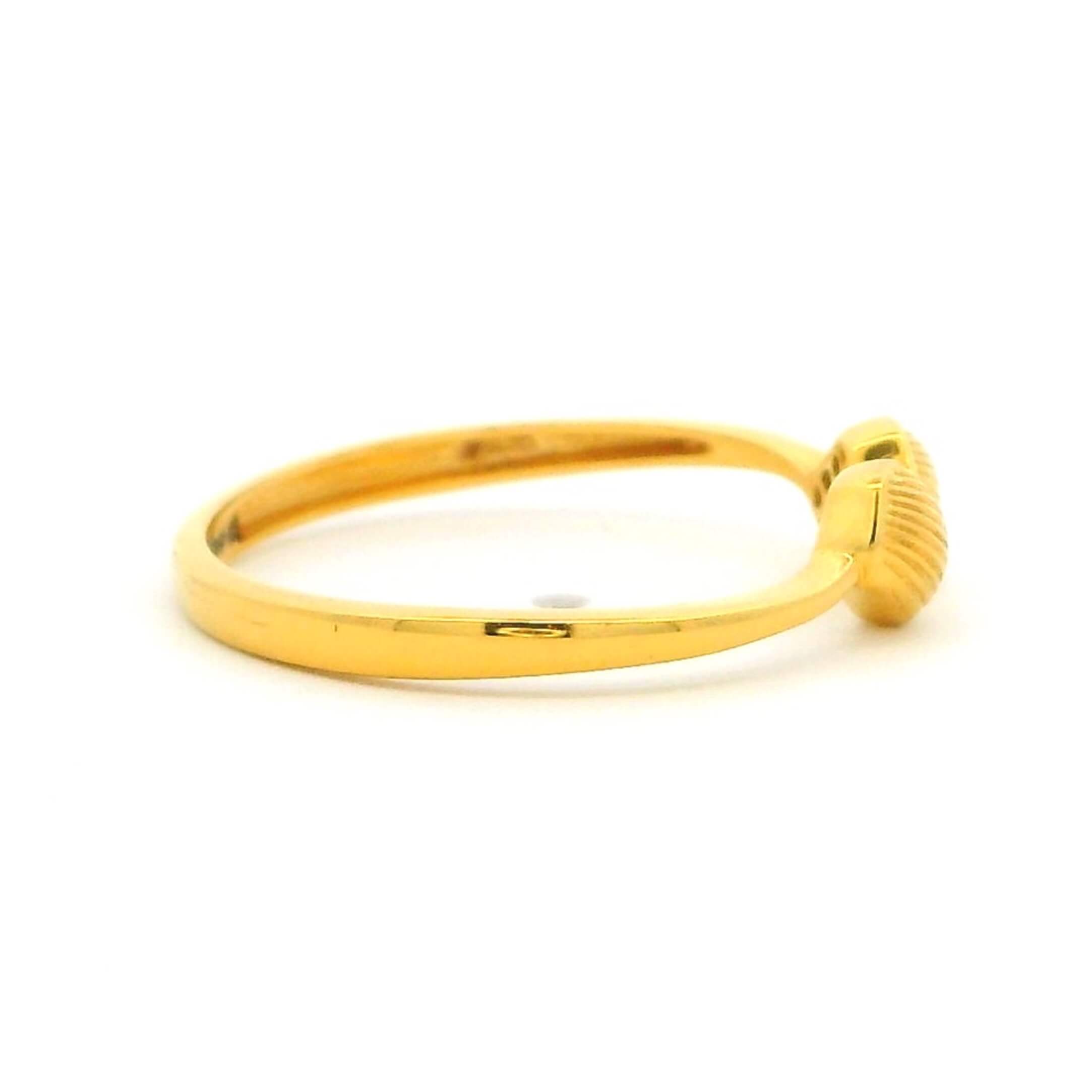 Subtle Shine Gold Ring for Women