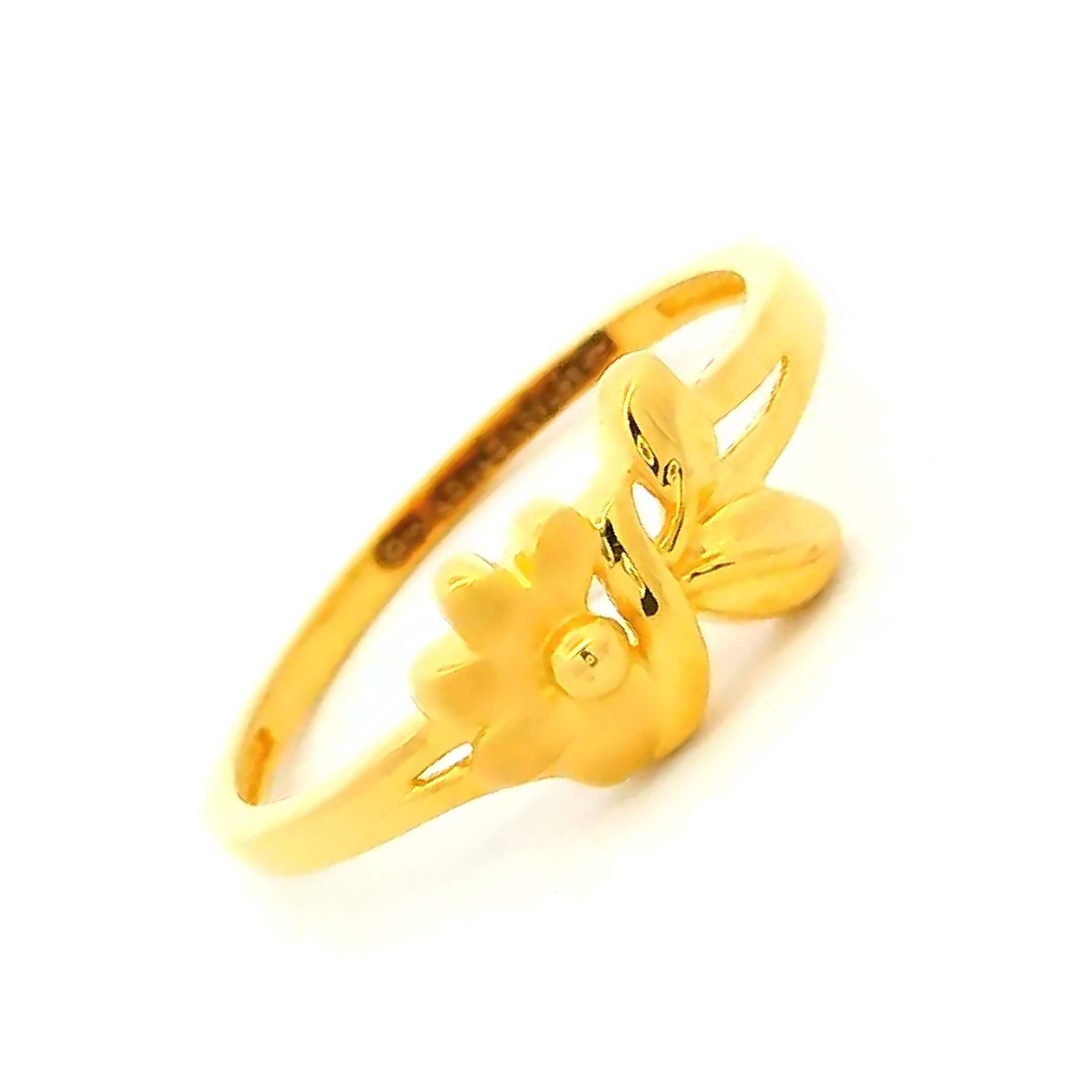 18K Golden Glowkiss Ring for Women