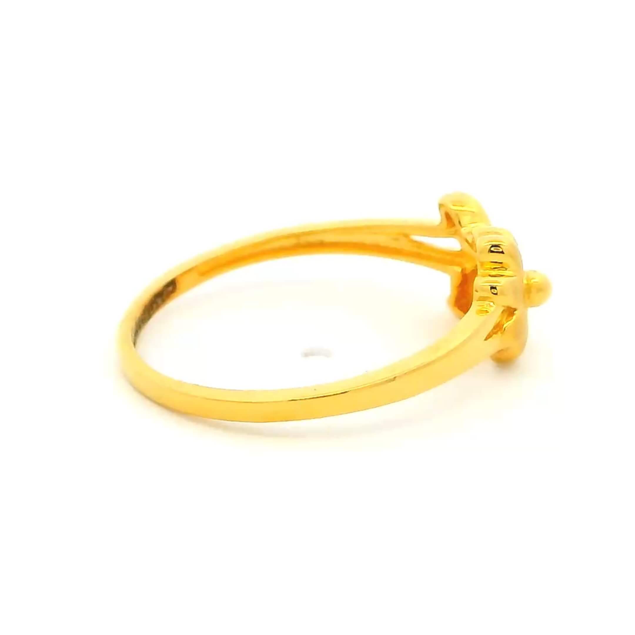 18K Golden Glowkiss Ring for Women