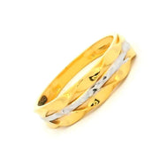 Glossy Glimmer Gold Ring for Women