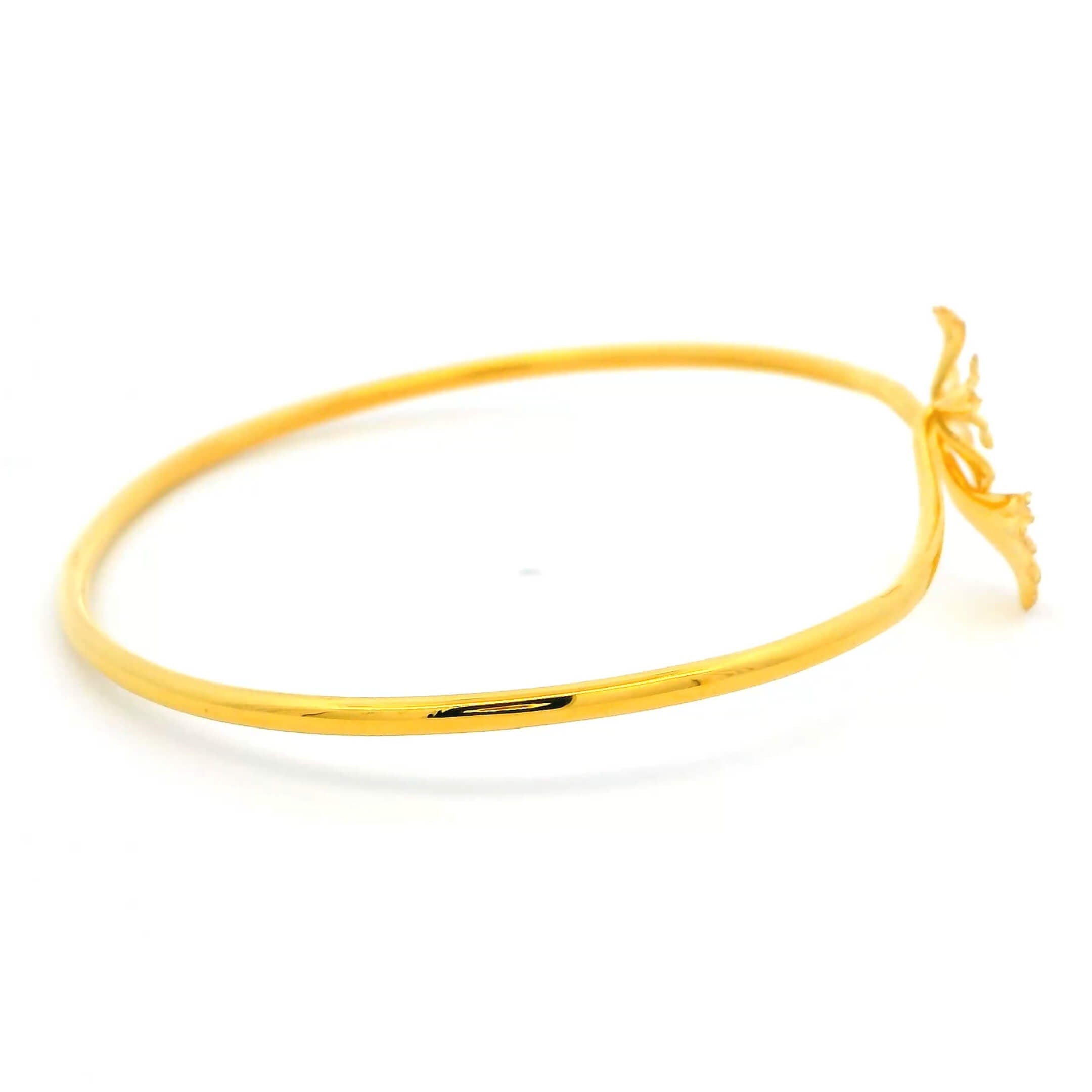Graceful Clover Gold Womens Bracelet