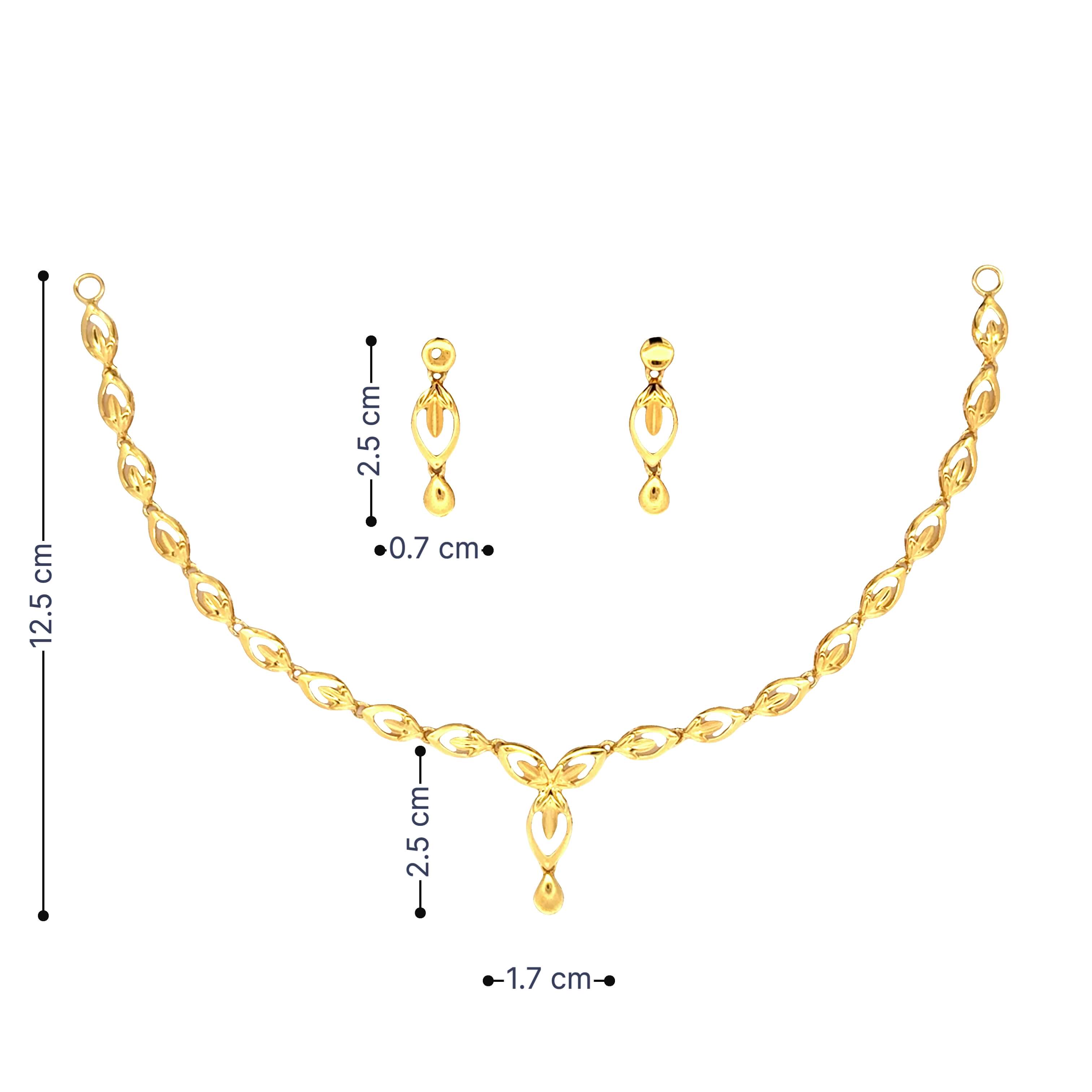 Pristine Glow Gold Necklace