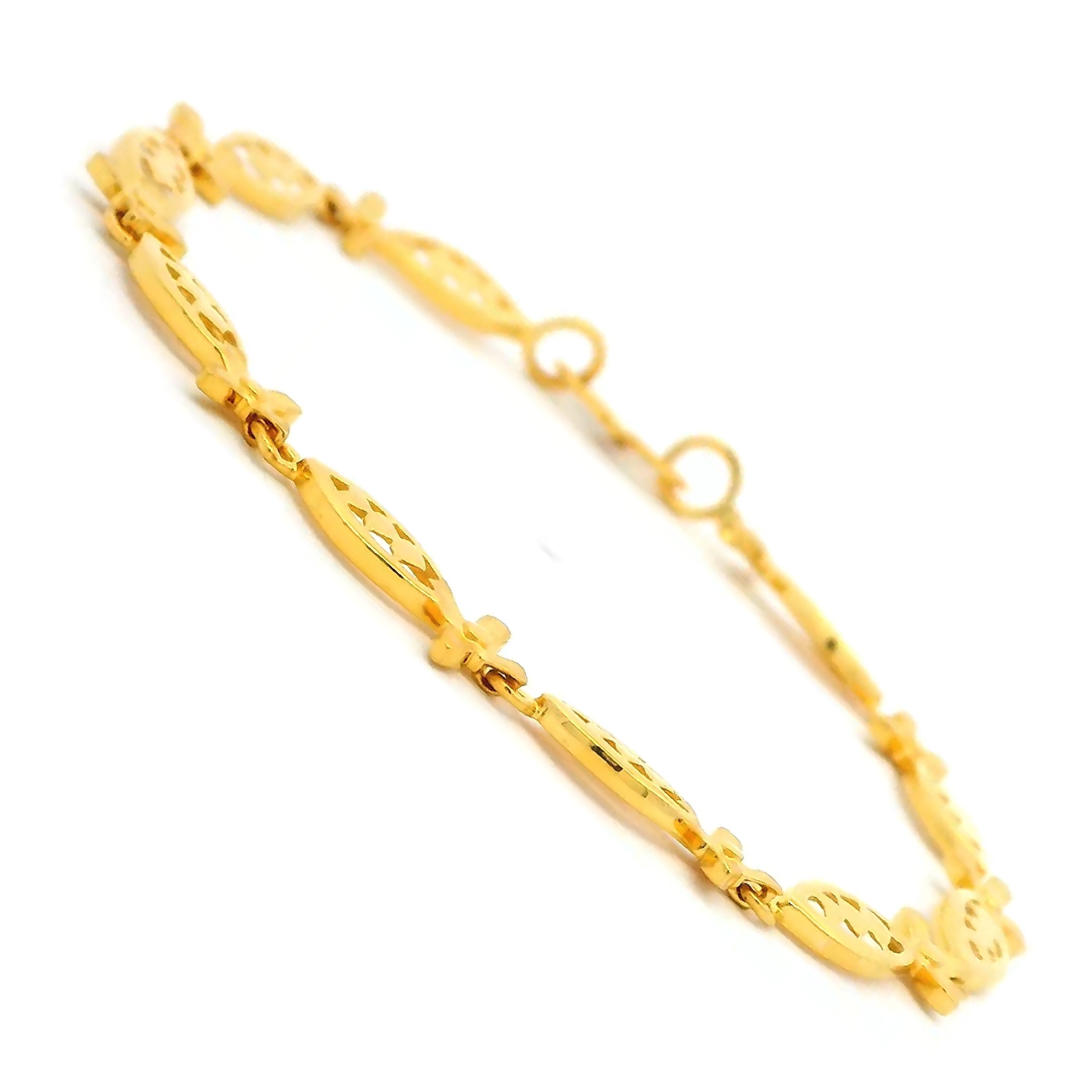 Delicate Gleam Gold Bracelet for Women