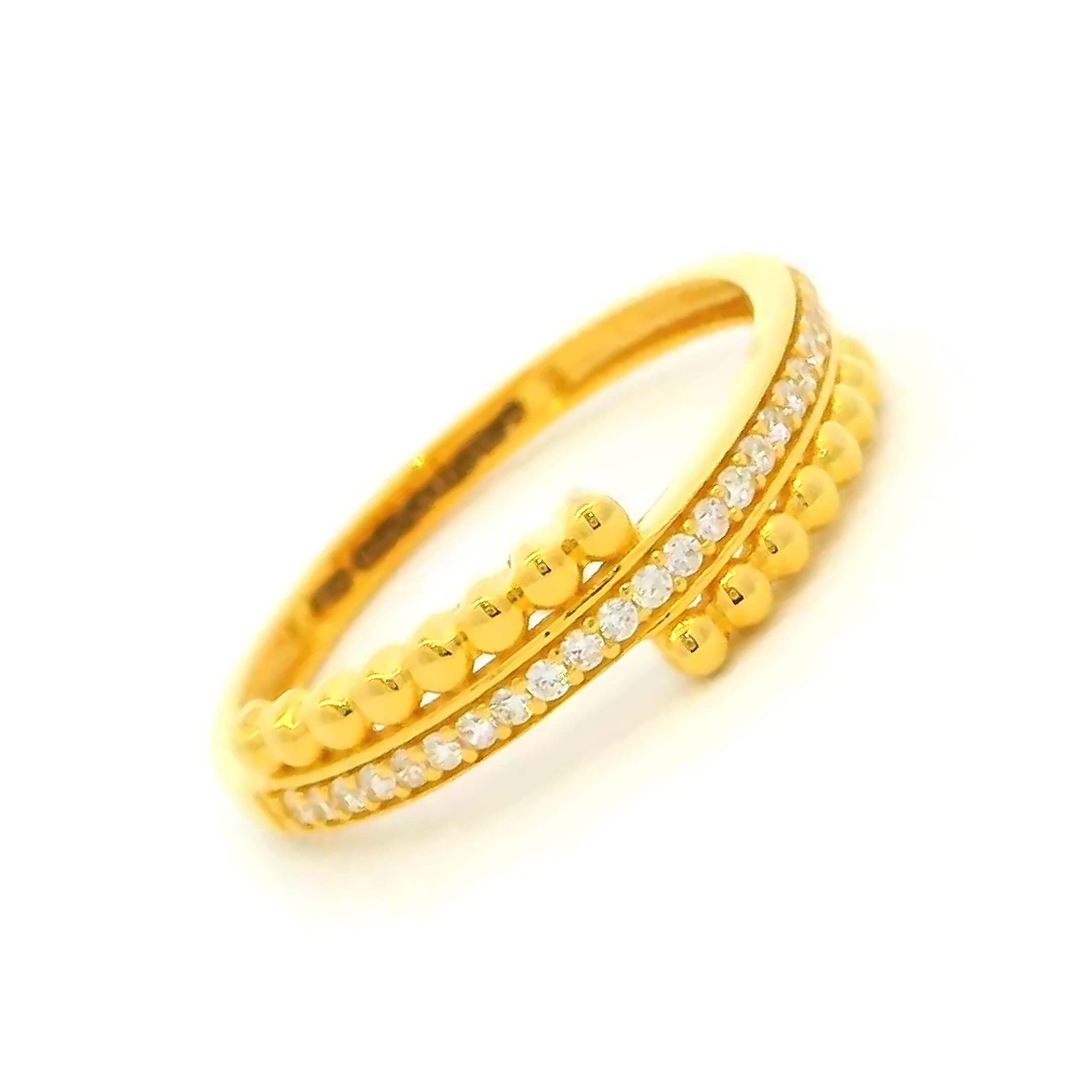 Magical Swirl Gold Ring