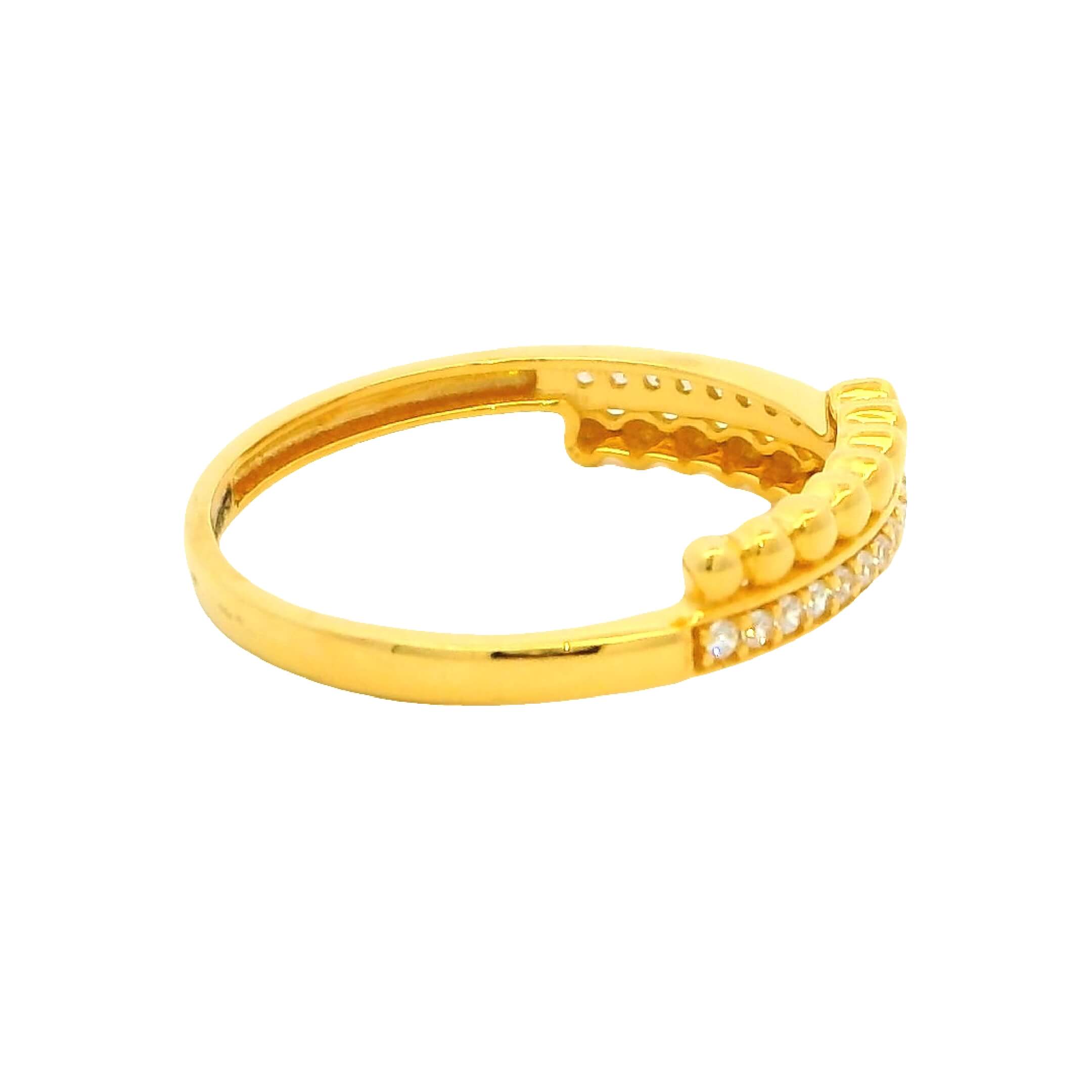 Magical Swirl Gold Ring