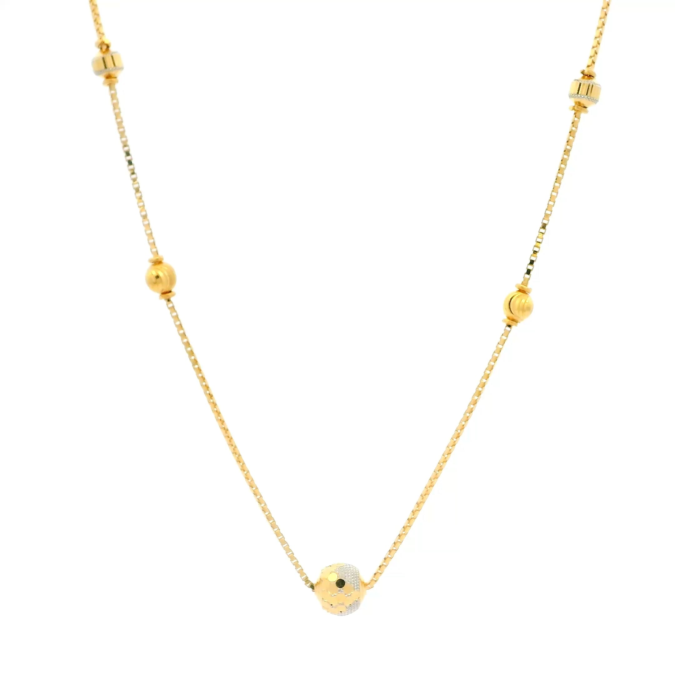 Chic Spheres Gold Chain
