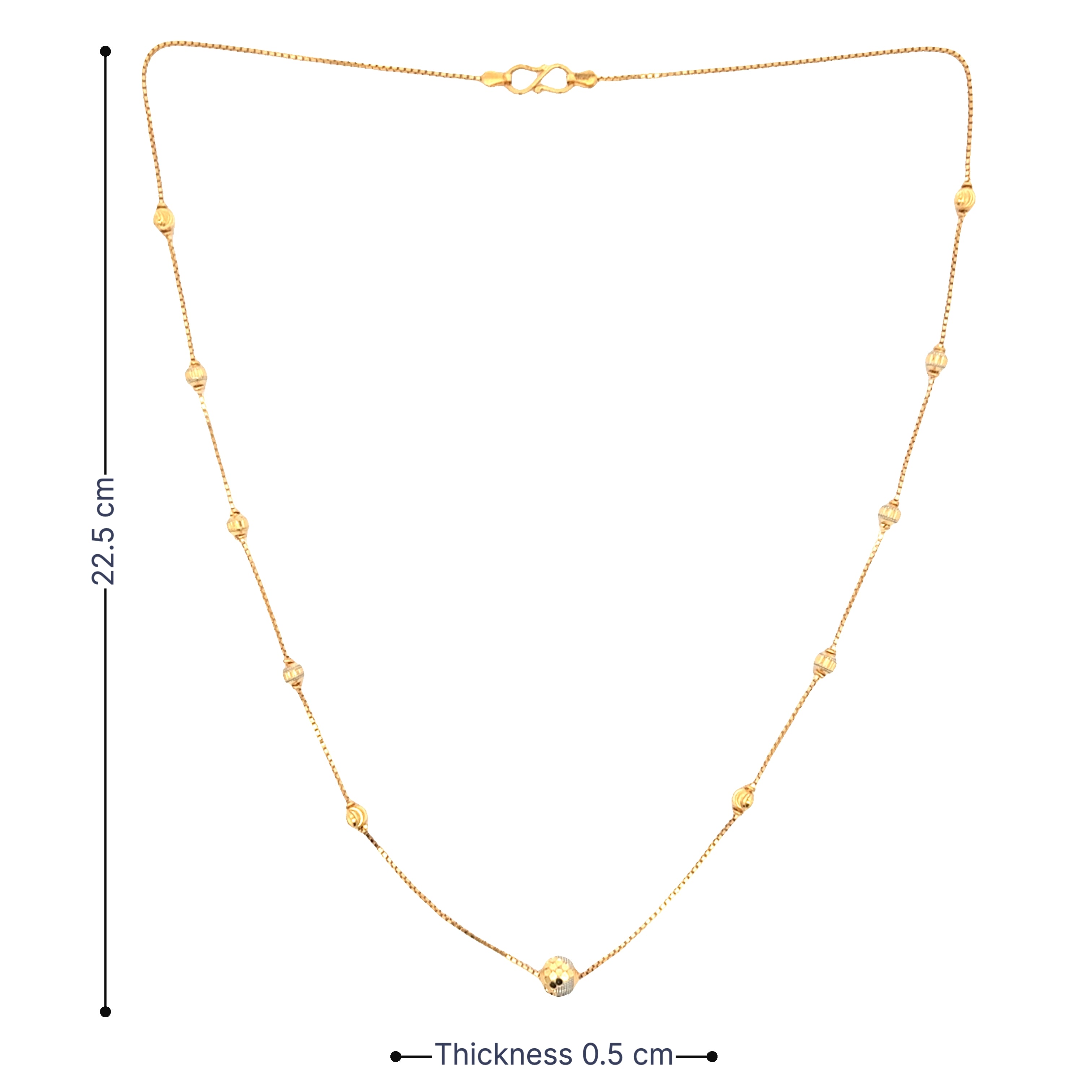 Chic Spheres Gold Chain