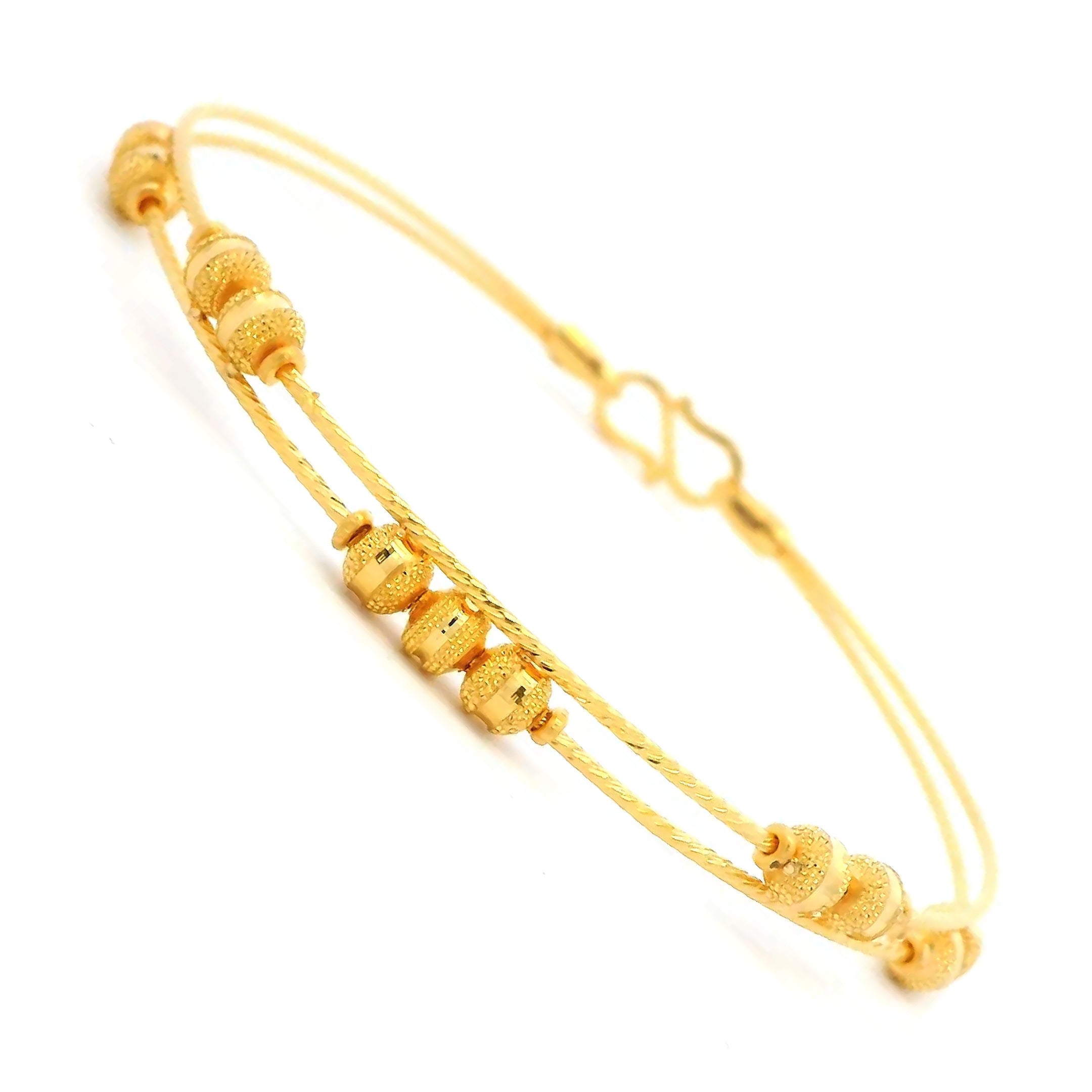 Charming Glow 22K Gold Bracelet for Women