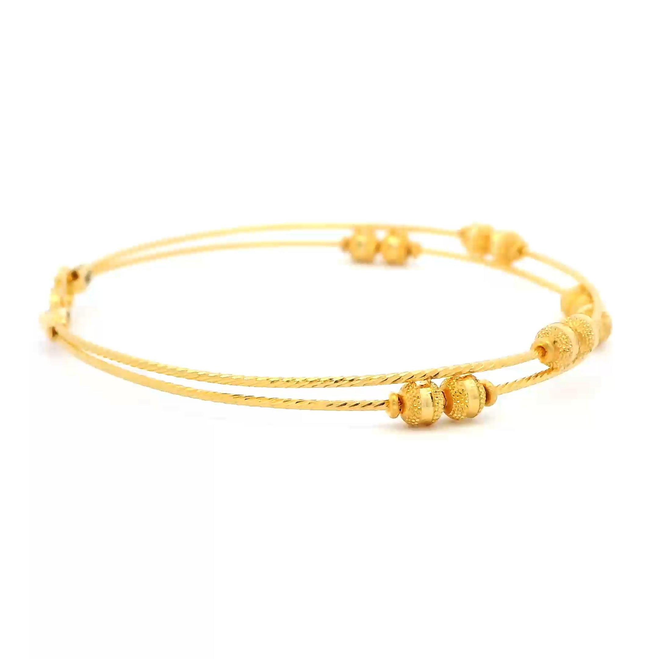 Charming Glow 22K Gold Bracelet for Women