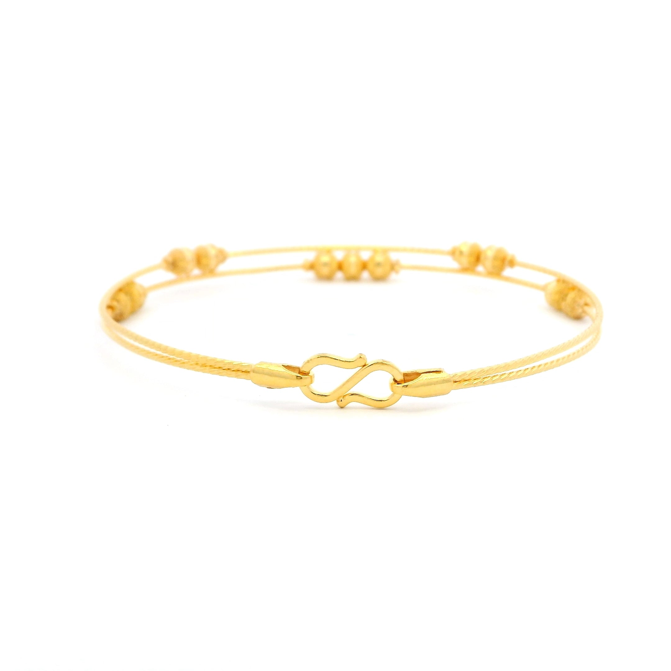 Charming Glow 22K Gold Bracelet for Women