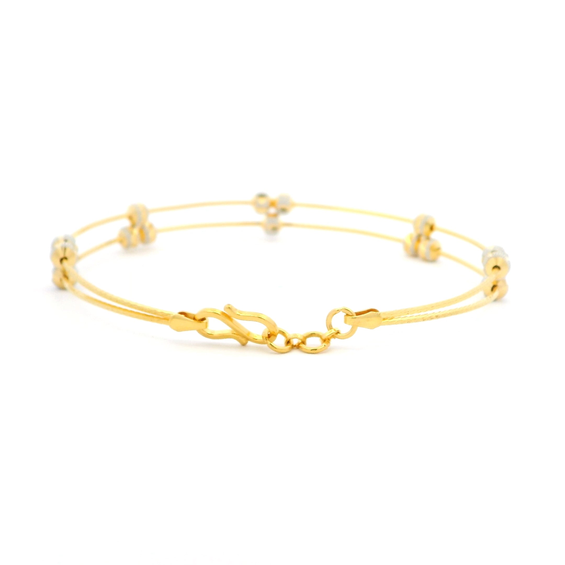 Chic Shine 22K Gold Bracelet for Women