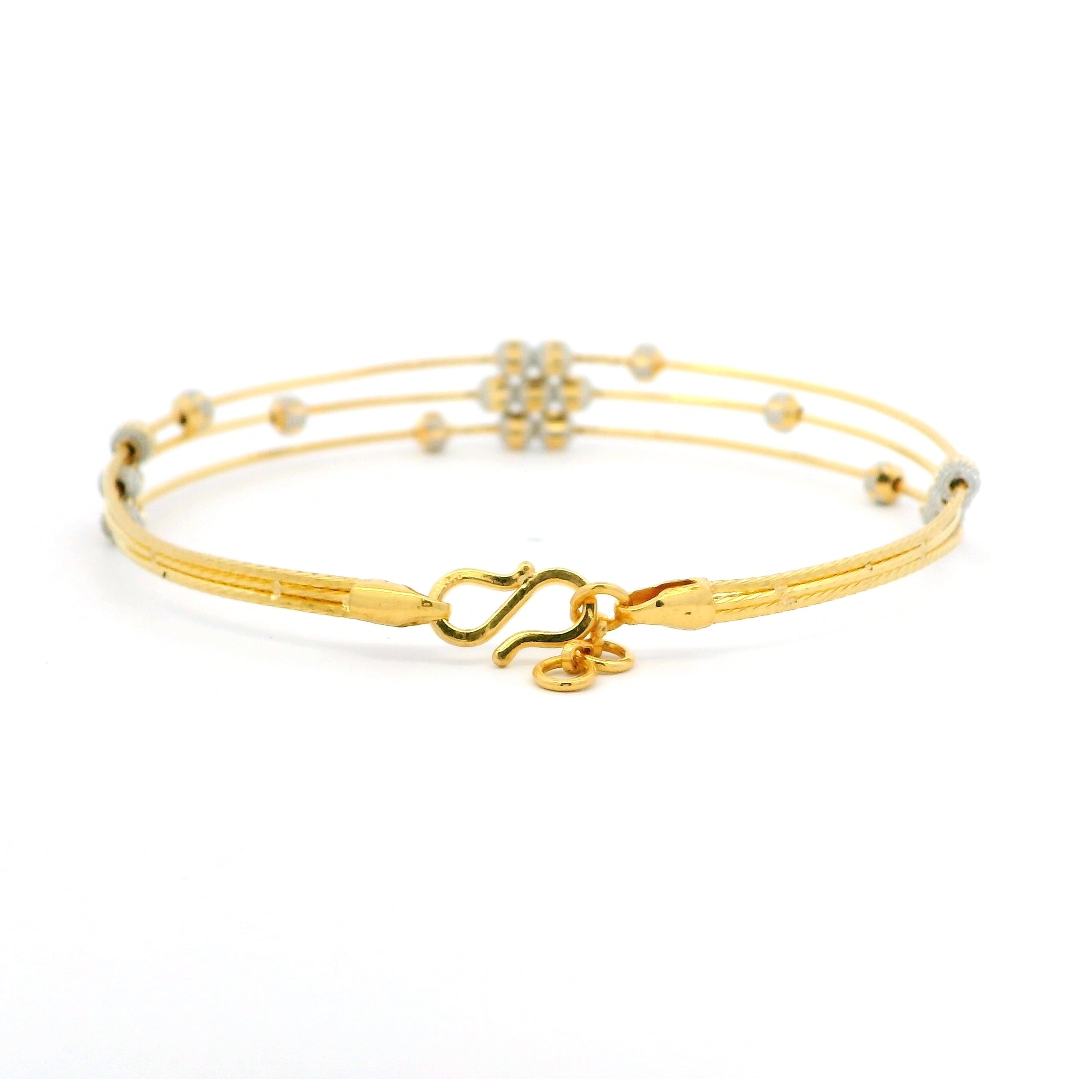 Captivating Blossom 22K Gold Bracelet for Women