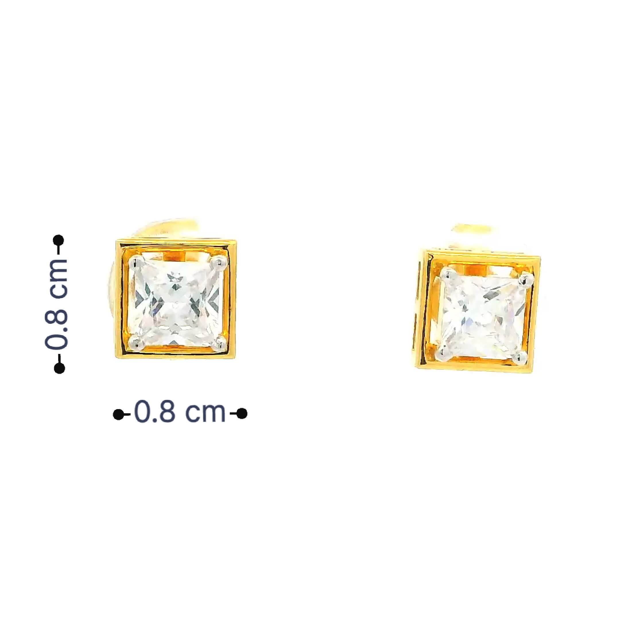 Daily Shine 18K Women Gold Earrings