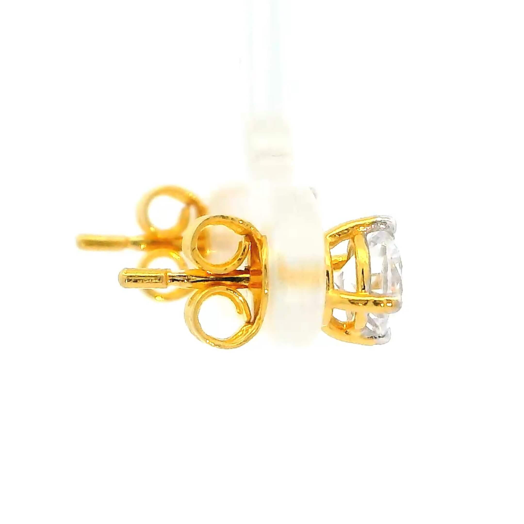Subtle Sublime 18K Women Gold Earrings