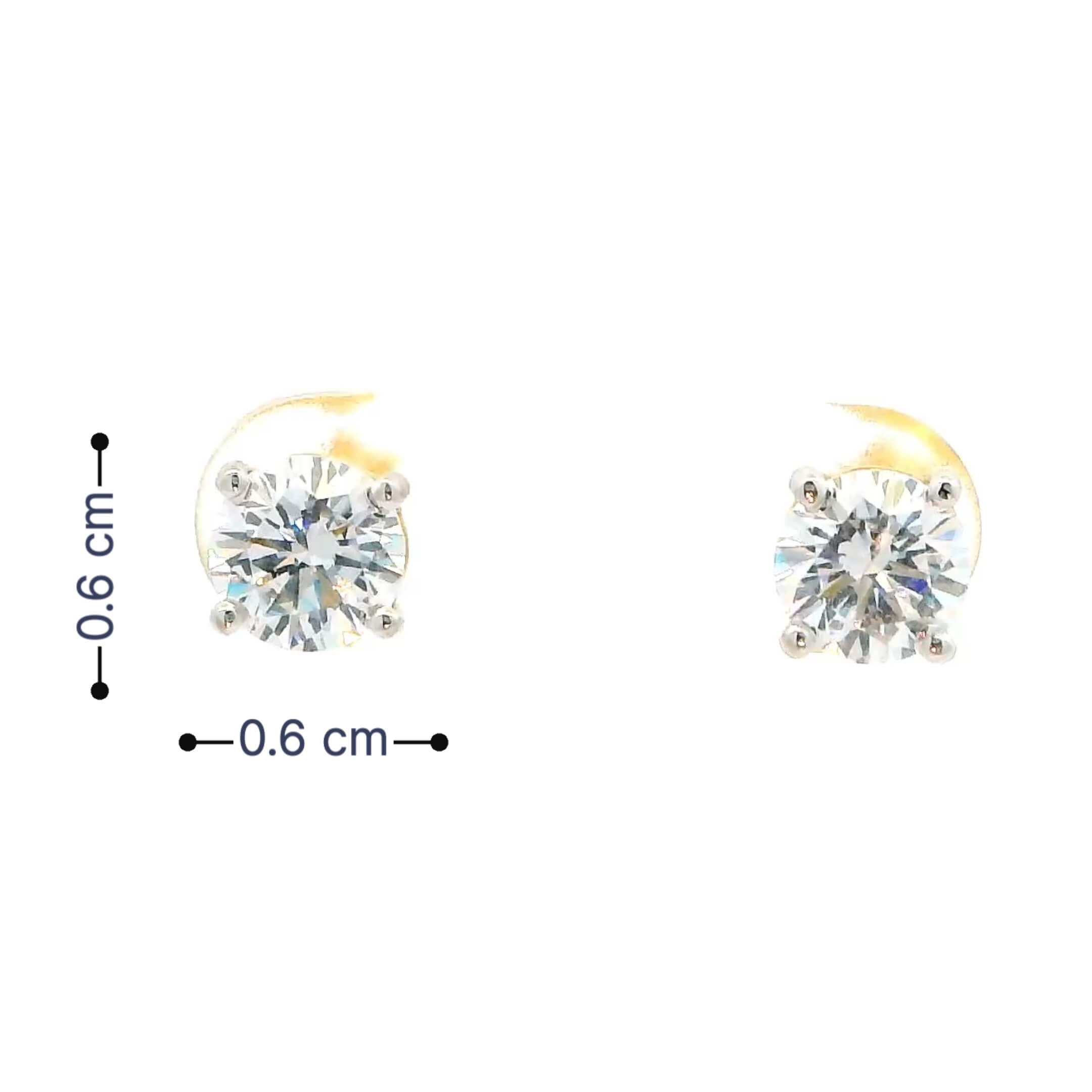 Posh Glow 18K Women Gold Earrings
