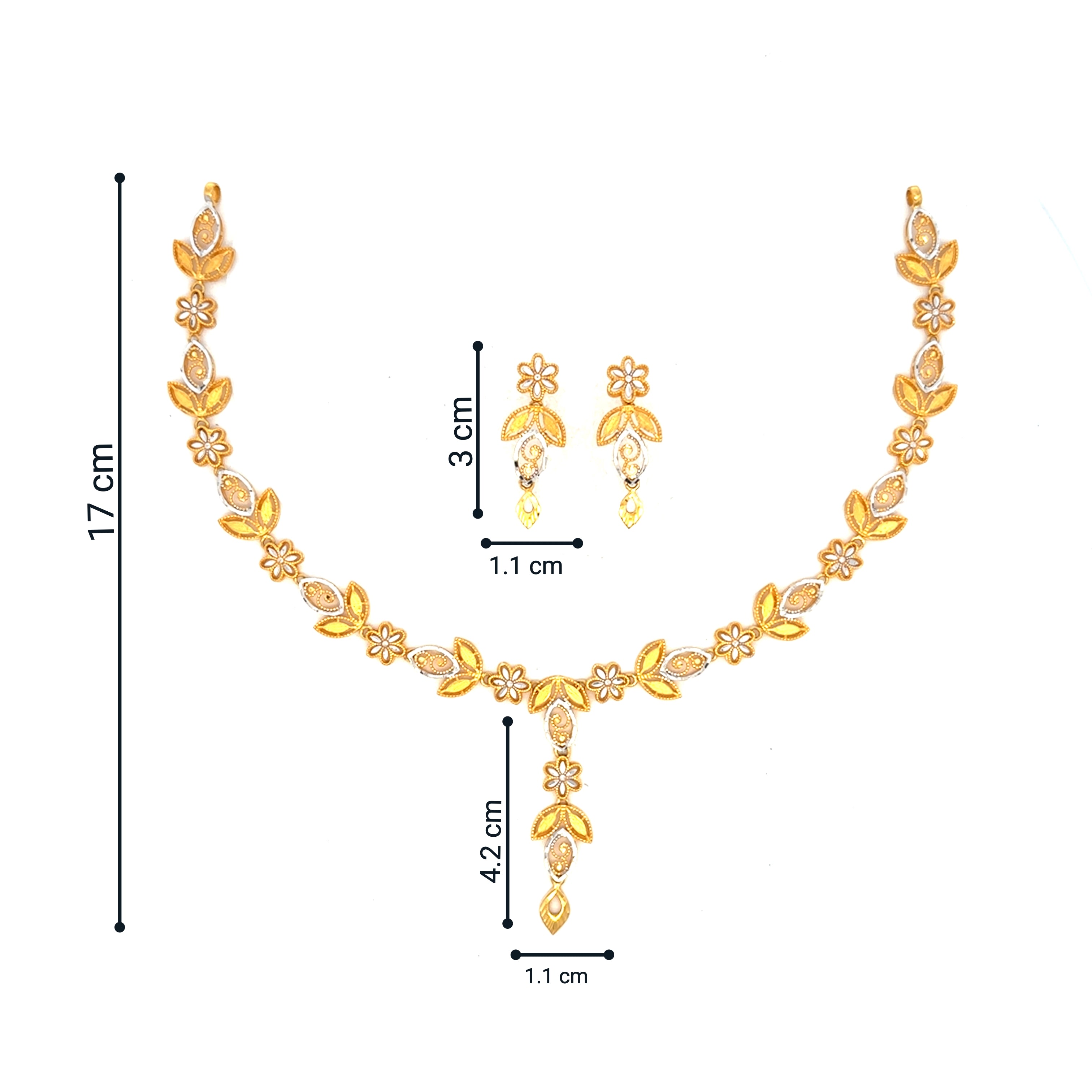 Gold Necklace Set