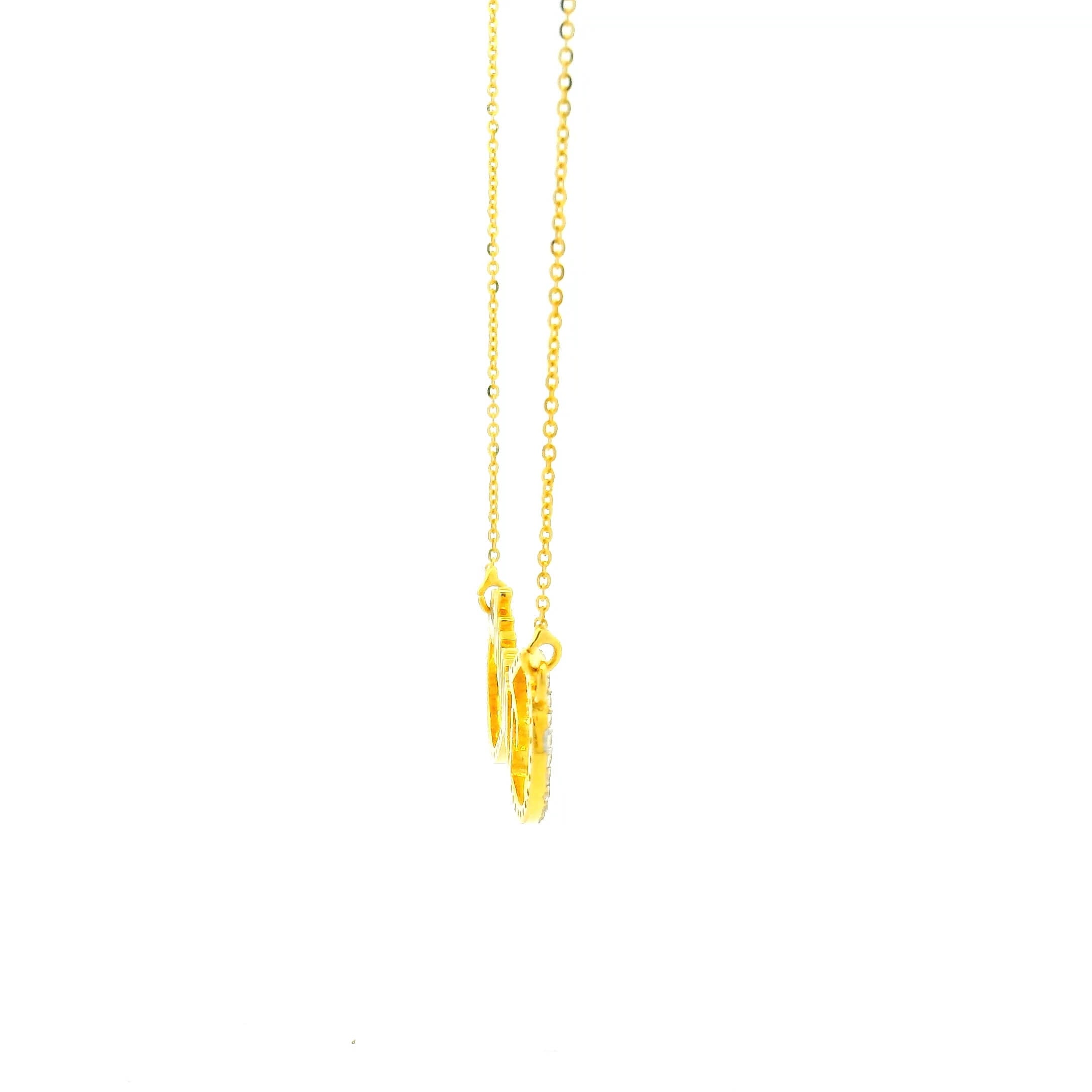 Glamorous Tanvi 22K Gold Pendant for Women