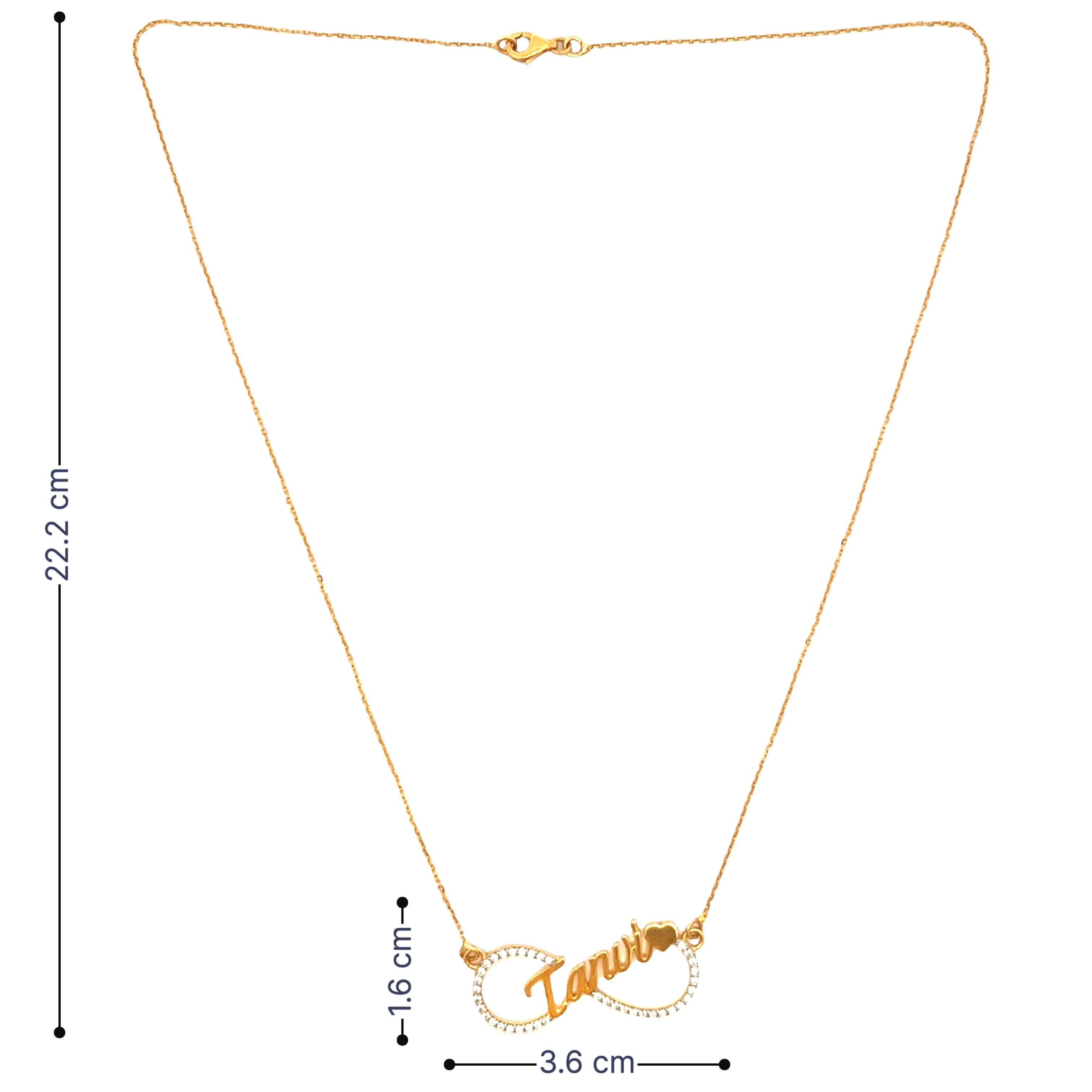 Glamorous Tanvi 22K Gold Pendant for Women