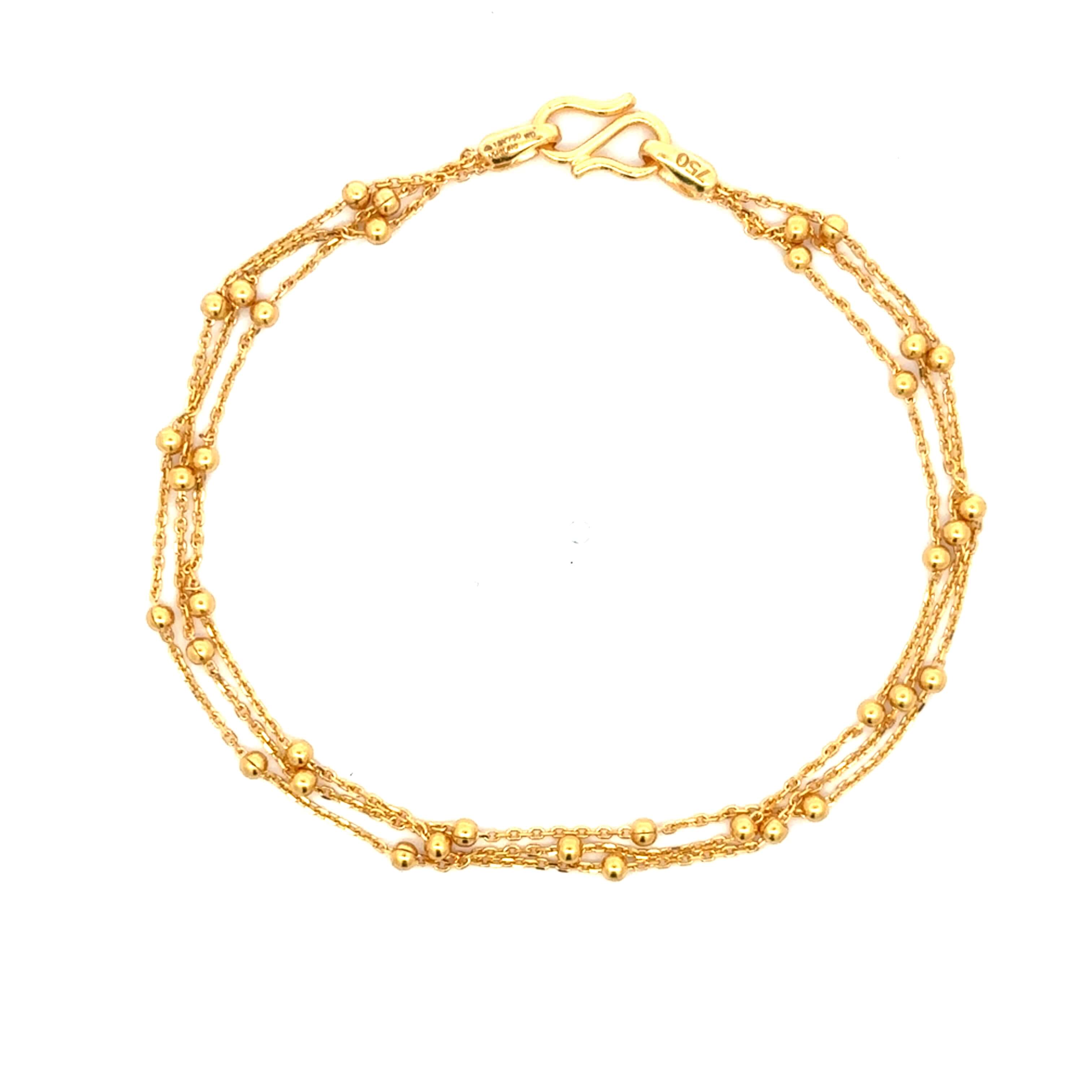 Delicate Charm Gold Bracelet for Women