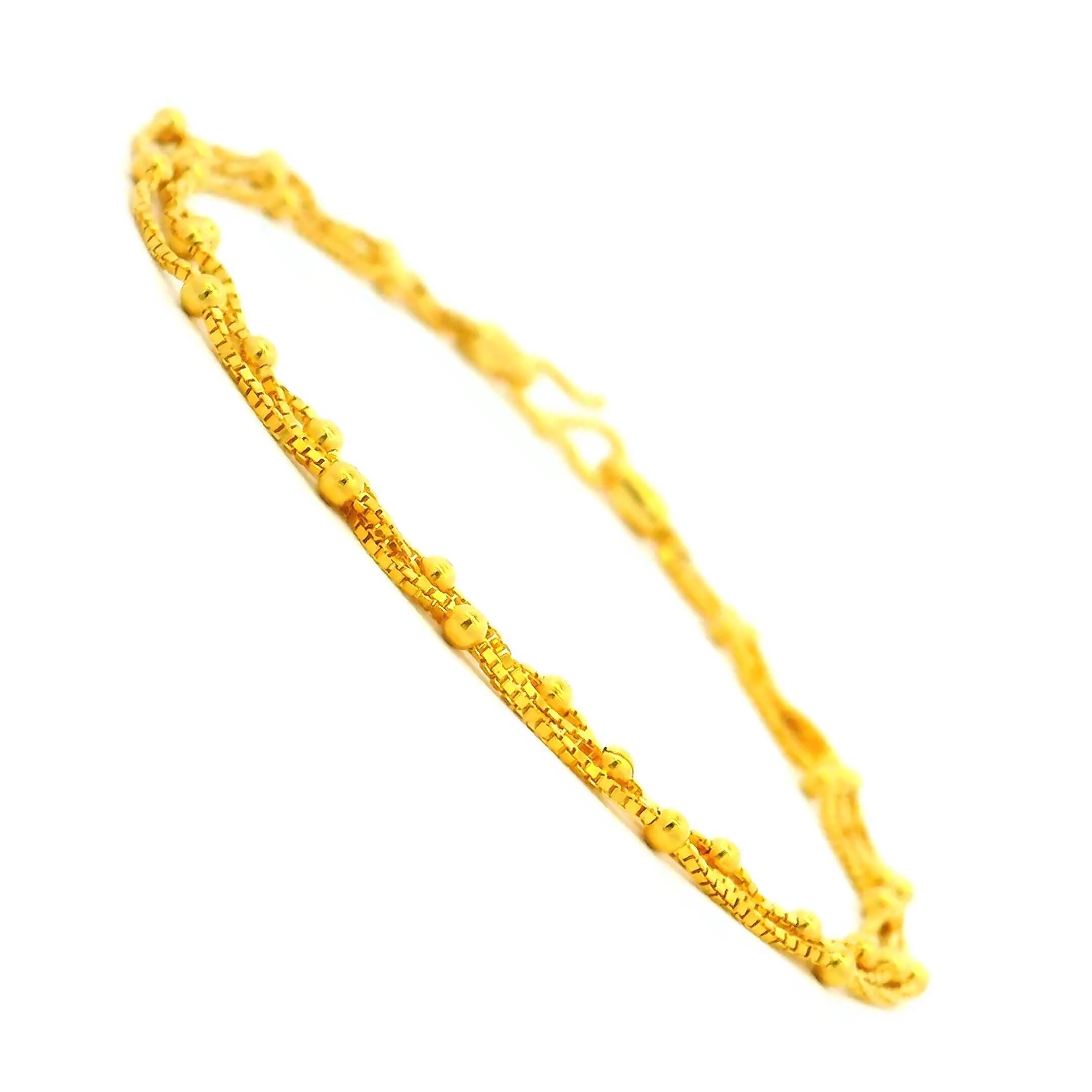 Glamorous Glow Gold Bracelet for Women