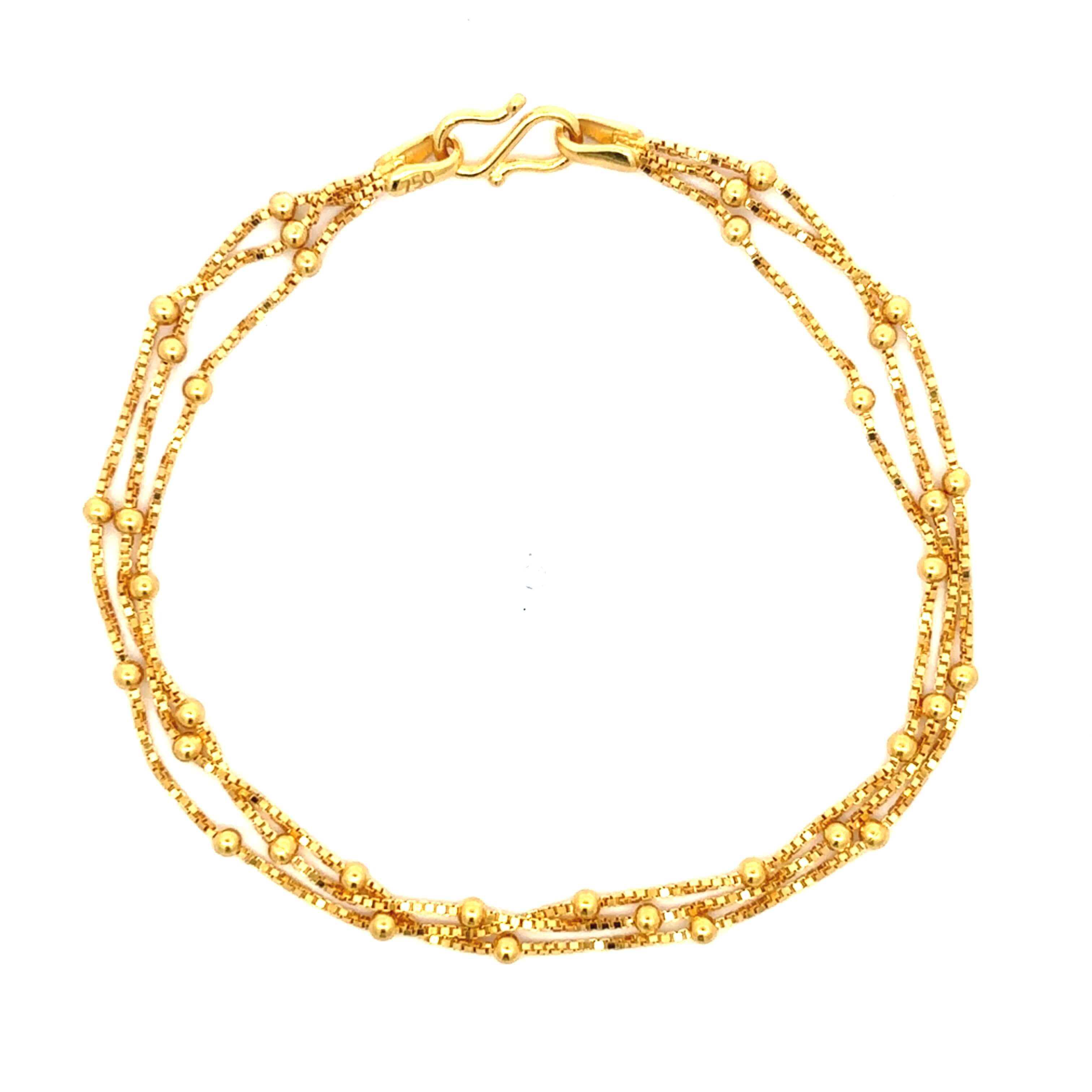 Glamorous Glow Gold Bracelet for Women