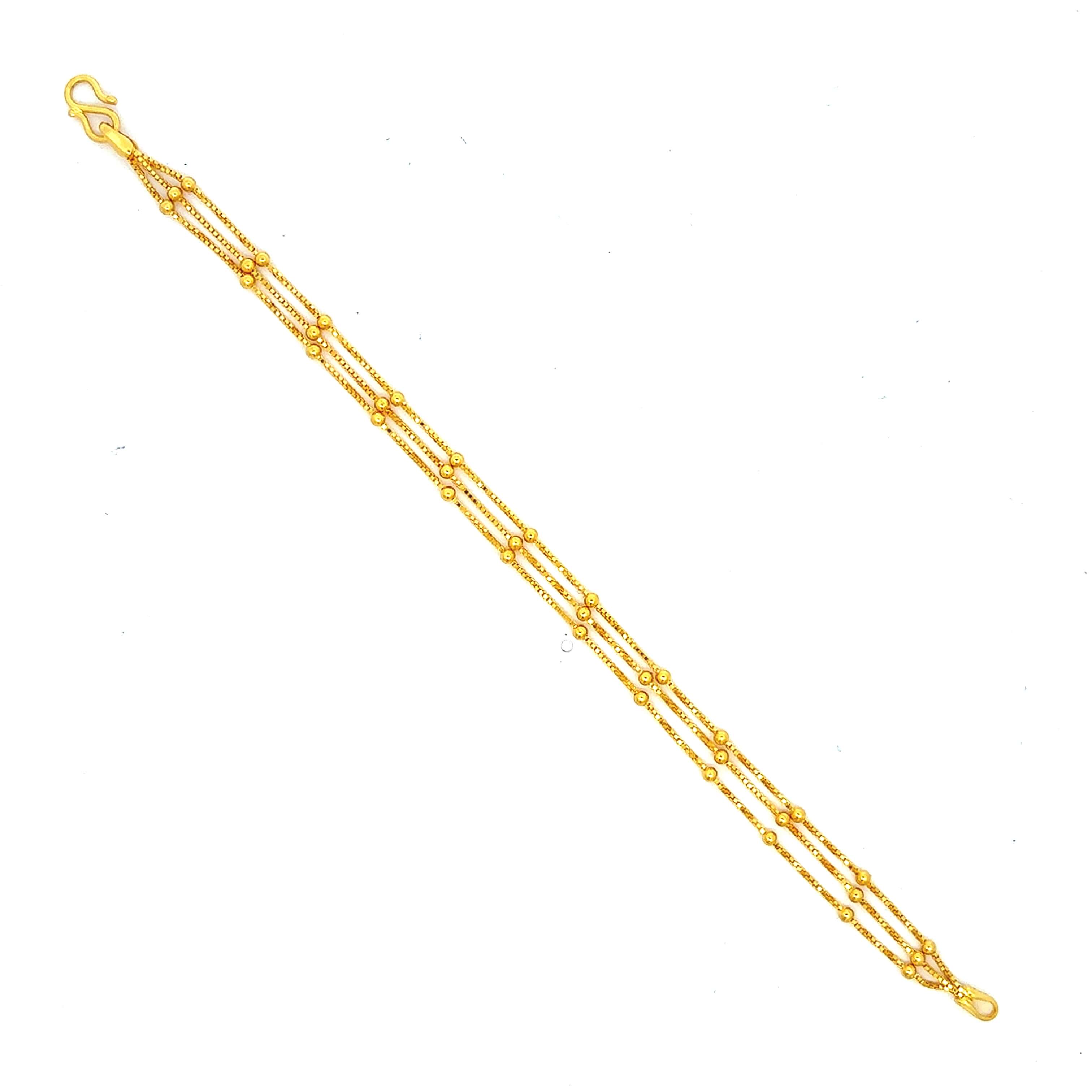 Glamorous Glow Gold Bracelet for Women