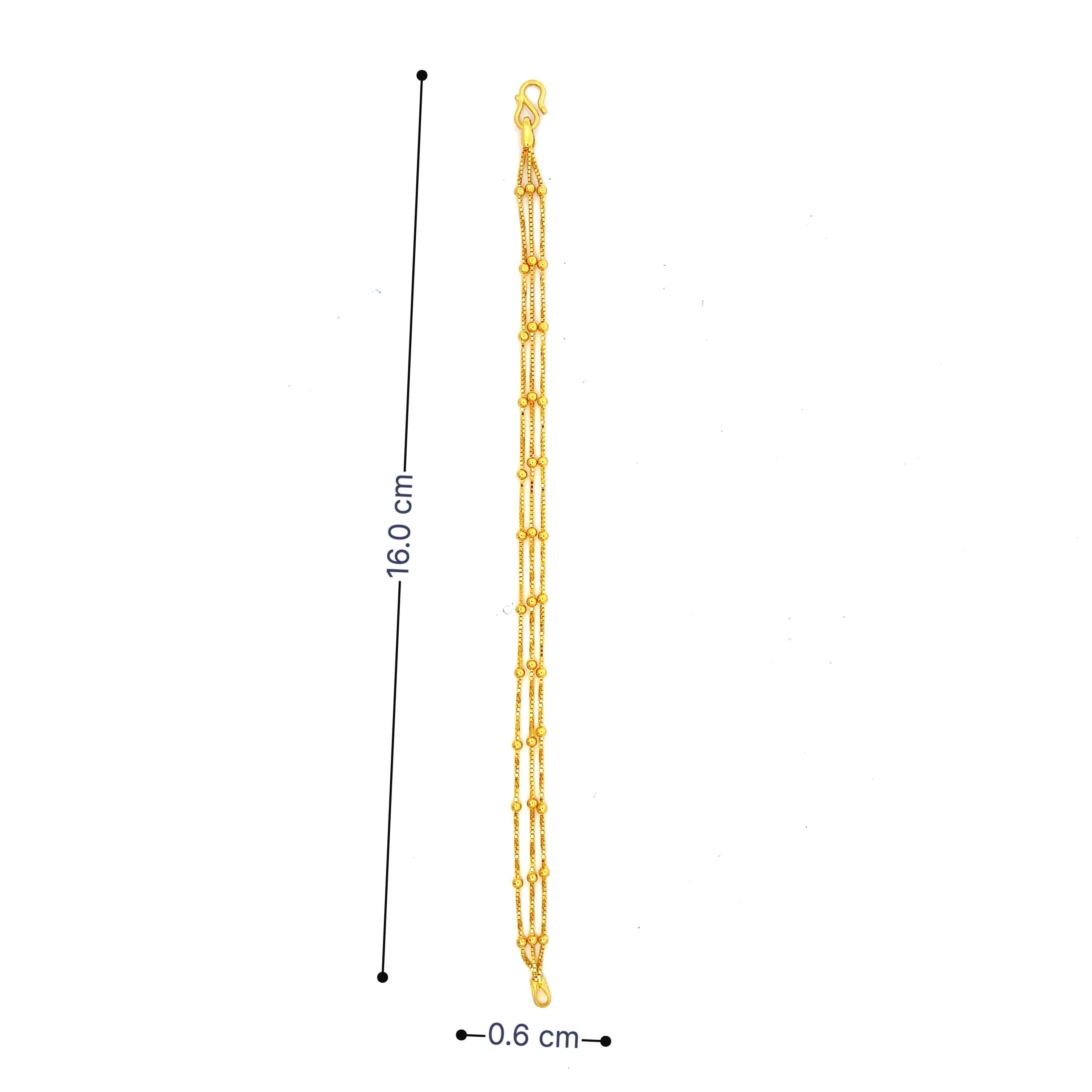 Glamorous Glow Gold Bracelet for Women