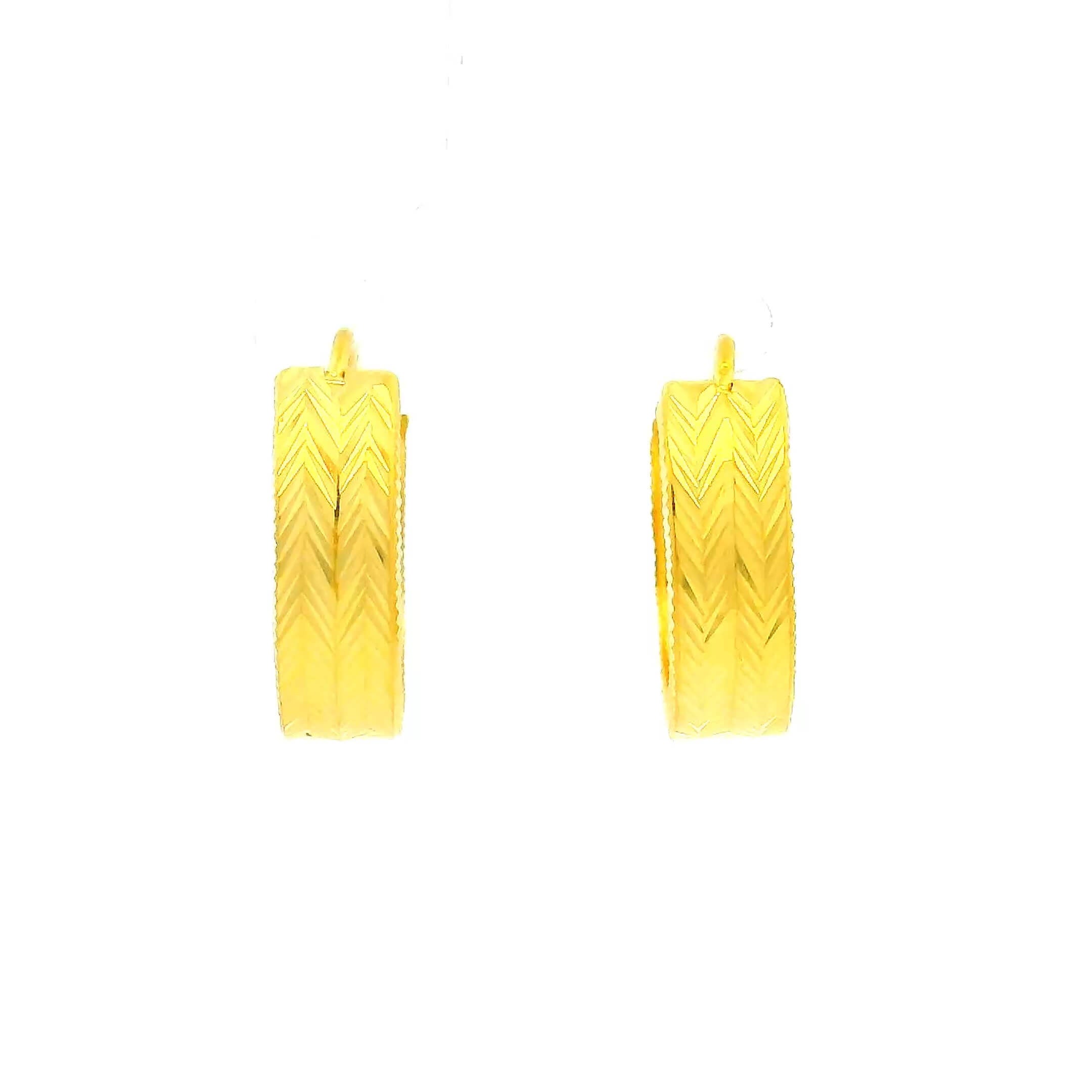 Glorious Lustre Gold Hoops