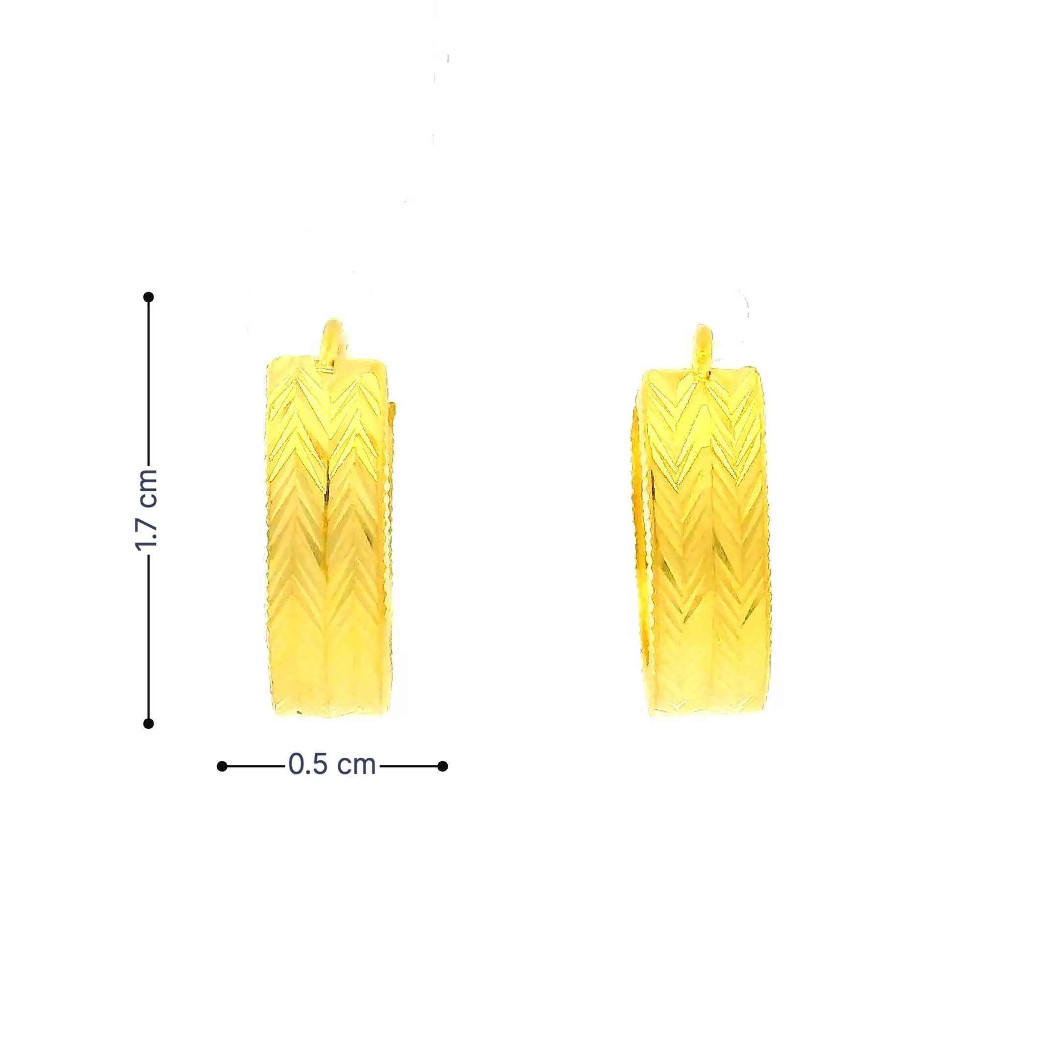 Glorious Lustre Gold Hoops