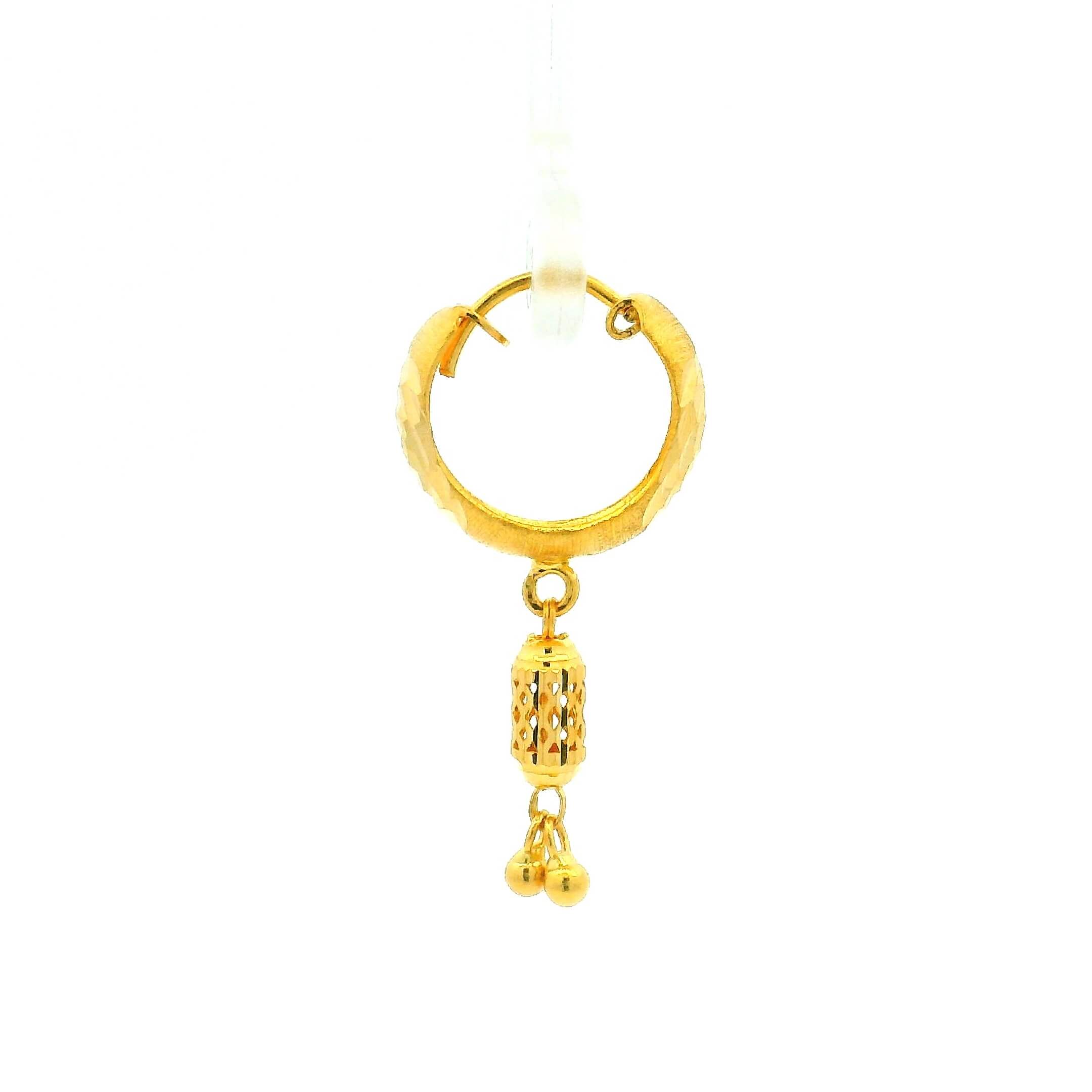 Classy Mesmeric 22K Women Gold Hoops