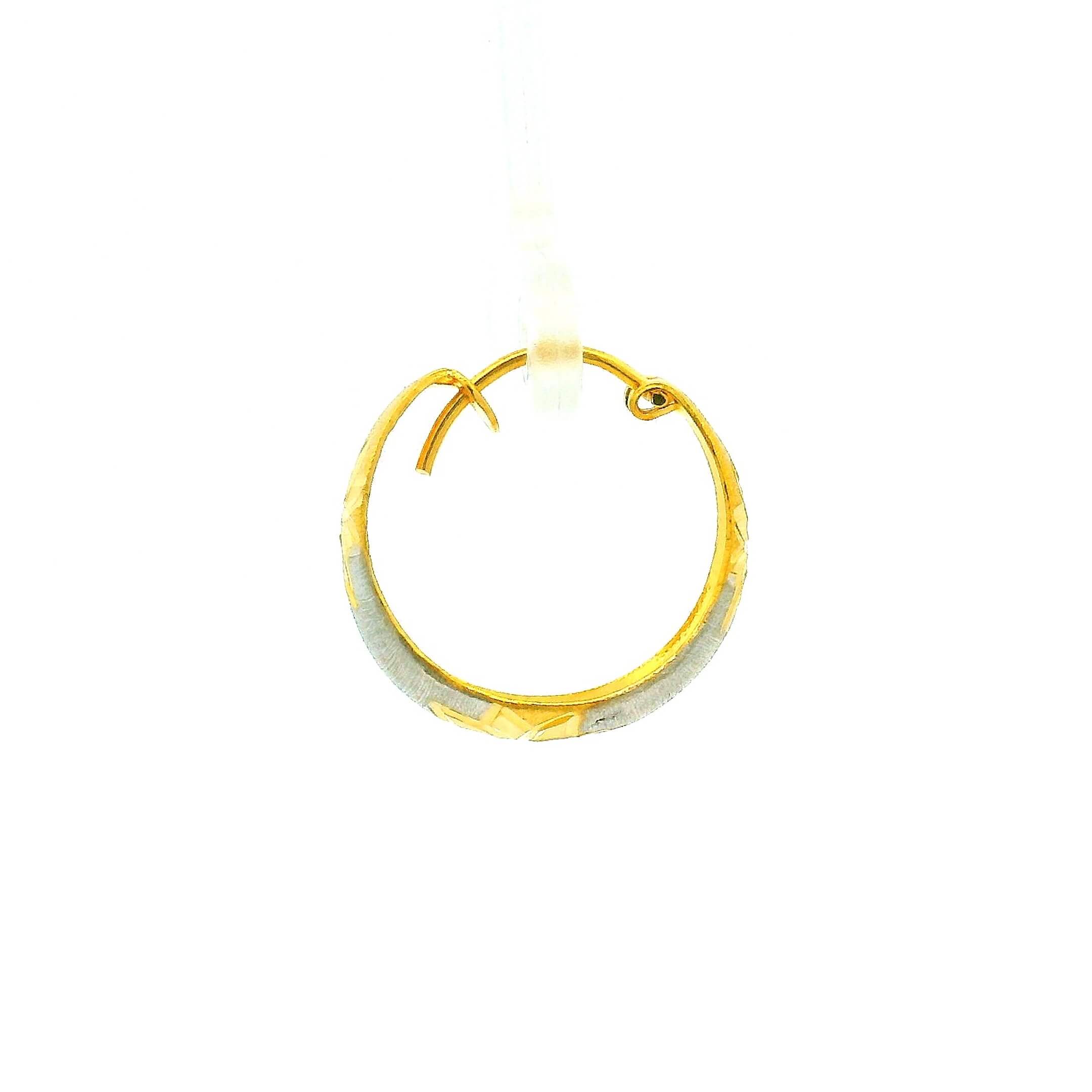 Stunning Charm Gold Hoops