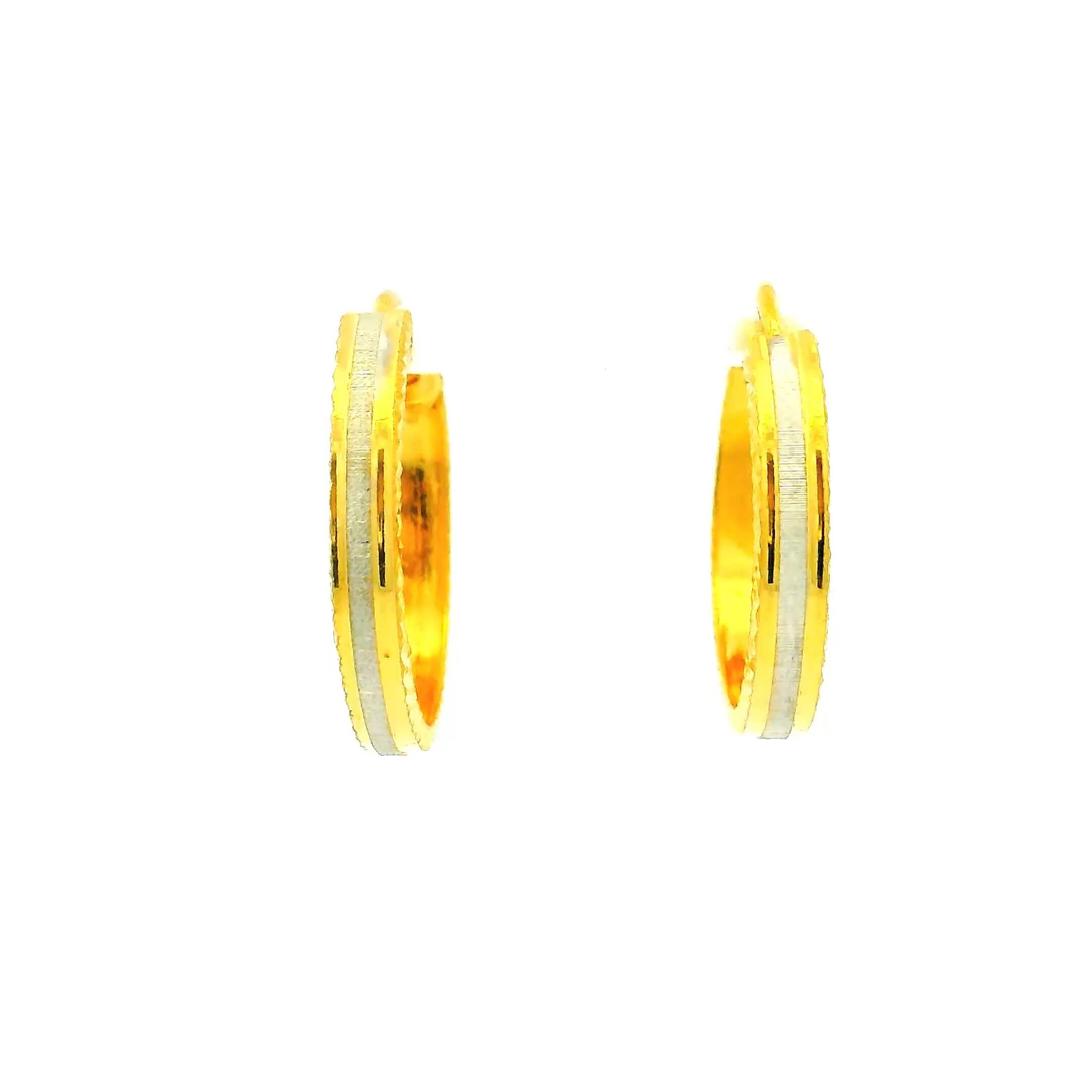 Stunning Grace Gold Hoops
