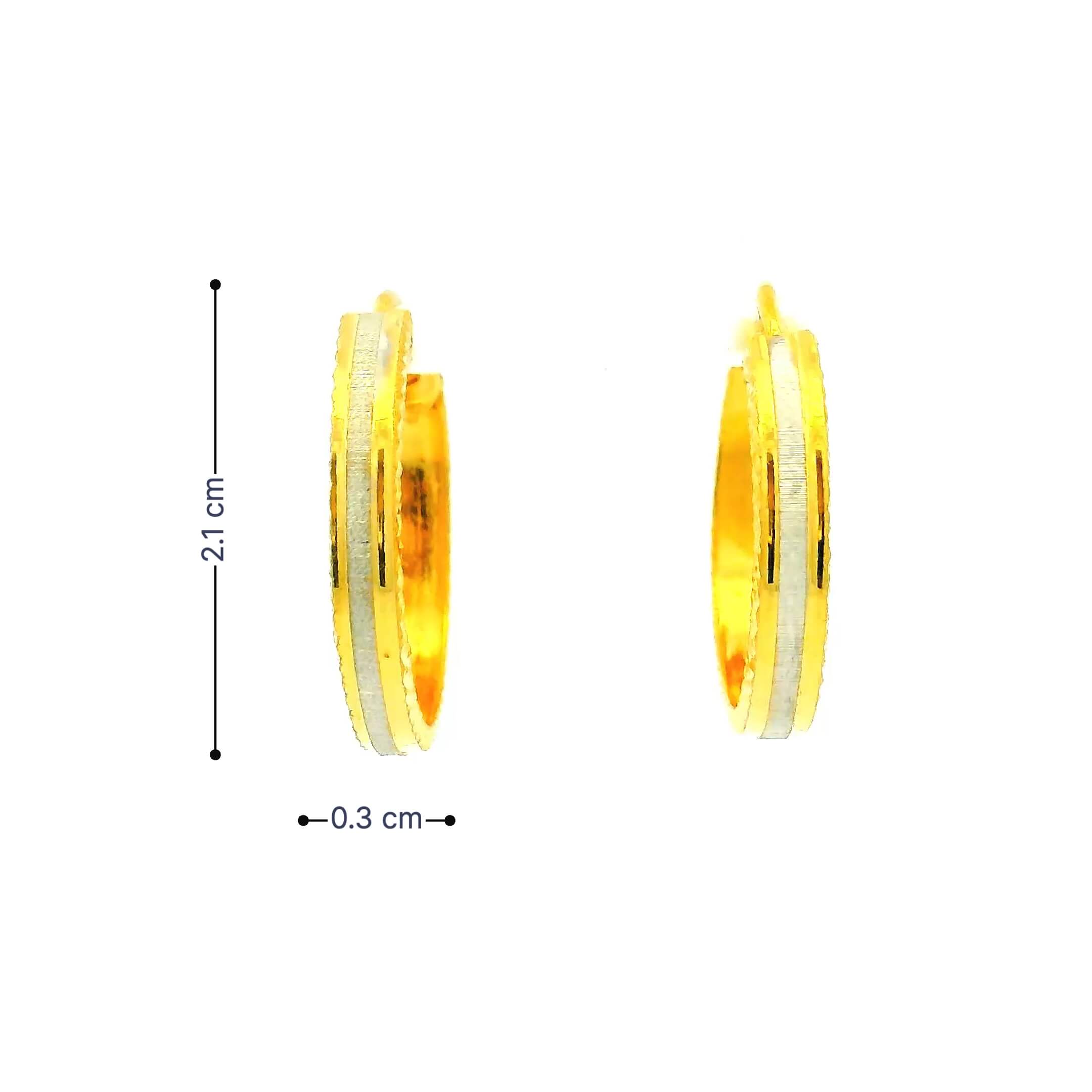 Stunning Grace Gold Hoops