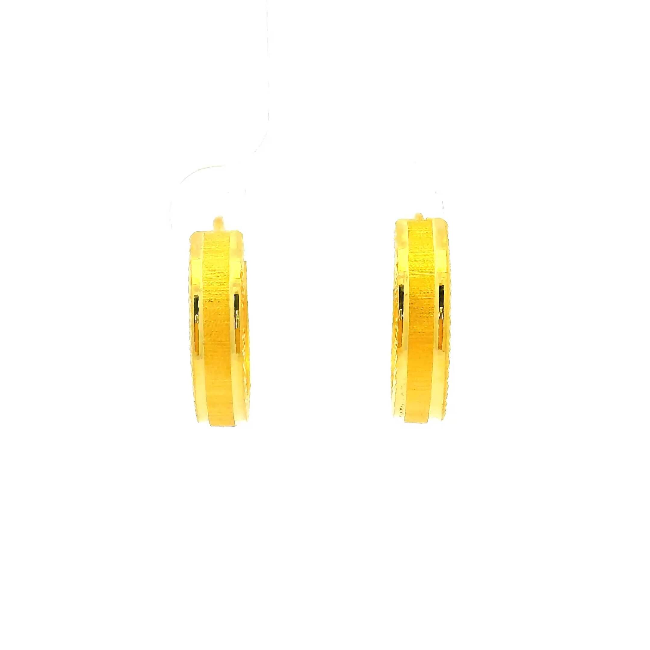 Simply Glorious Gold Hoops